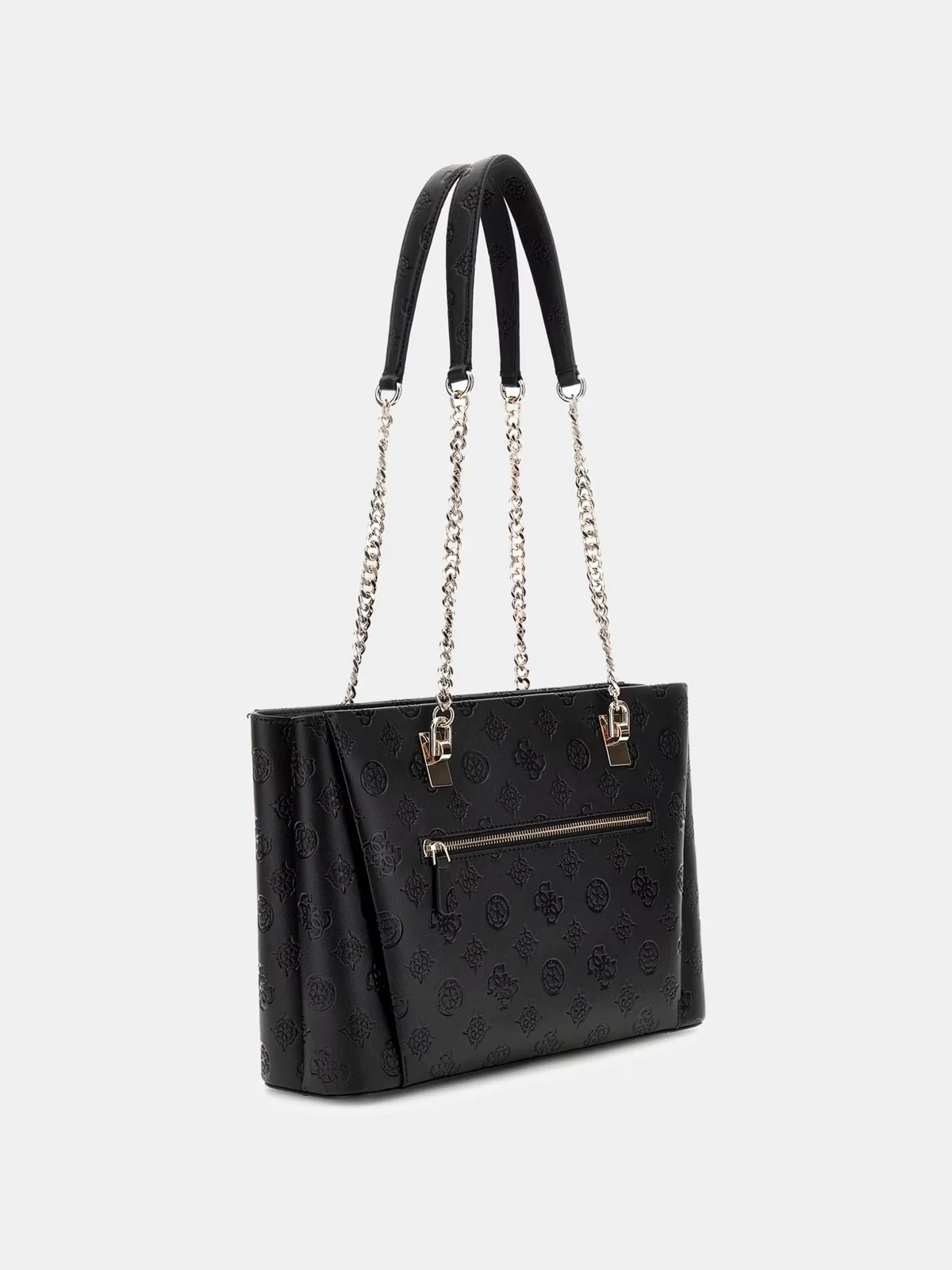 GUESS Borsa Donna TISHA 3 COMP TOTE HWPD77 64230 BLO BLACK LOGO - Image 3