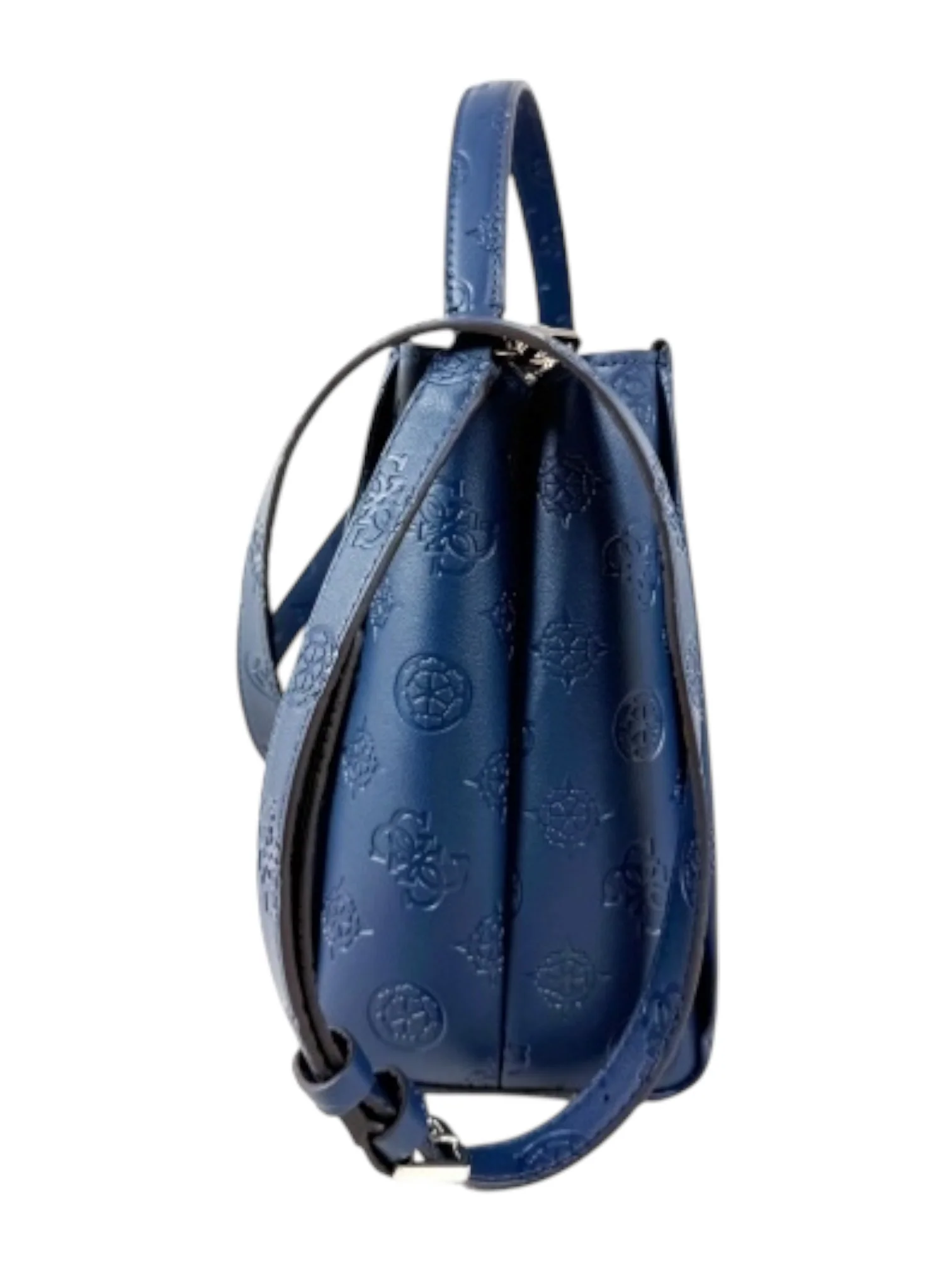 GUESS Borsa Donna TISHA LARGE GIRLFRIEND SATCHEL HWPD77 64070 MDL MIDNIGHT LOGO - Image 4