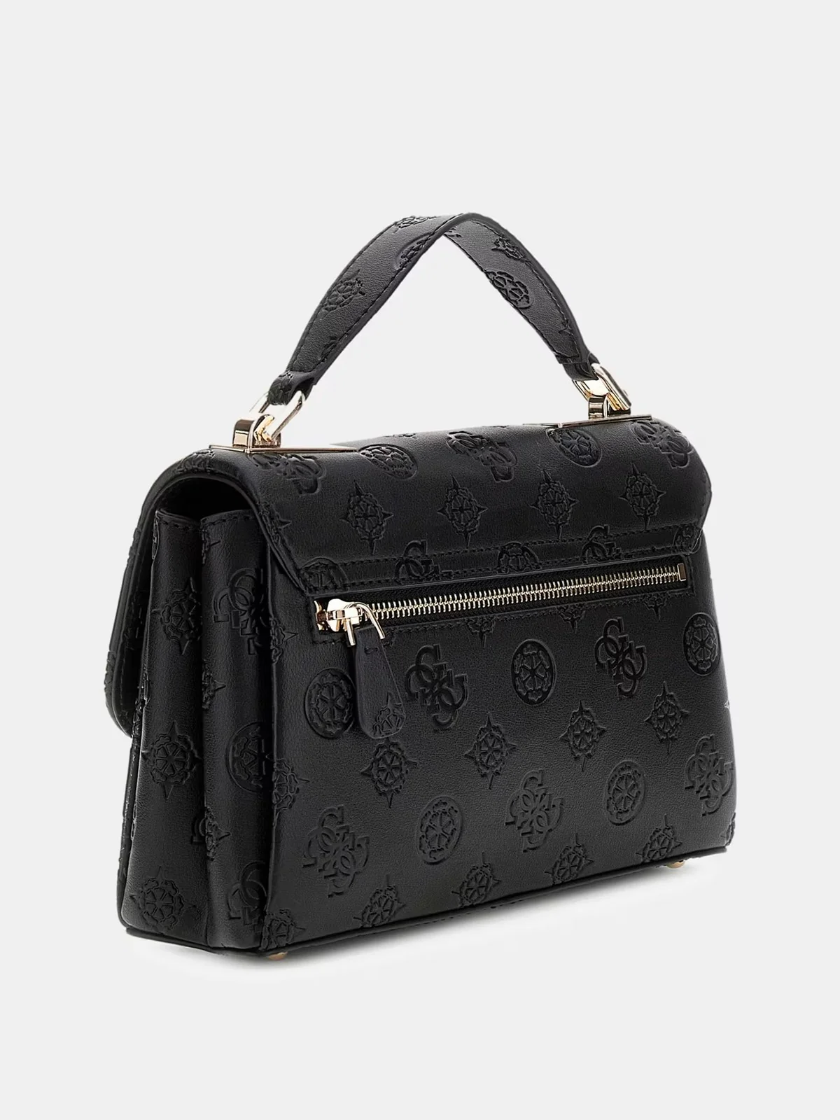 GUESS Borsa Donna TISHA TOP HANDLE FLAP HWPD77 64200 BLO BLACK LOGO - Image 2