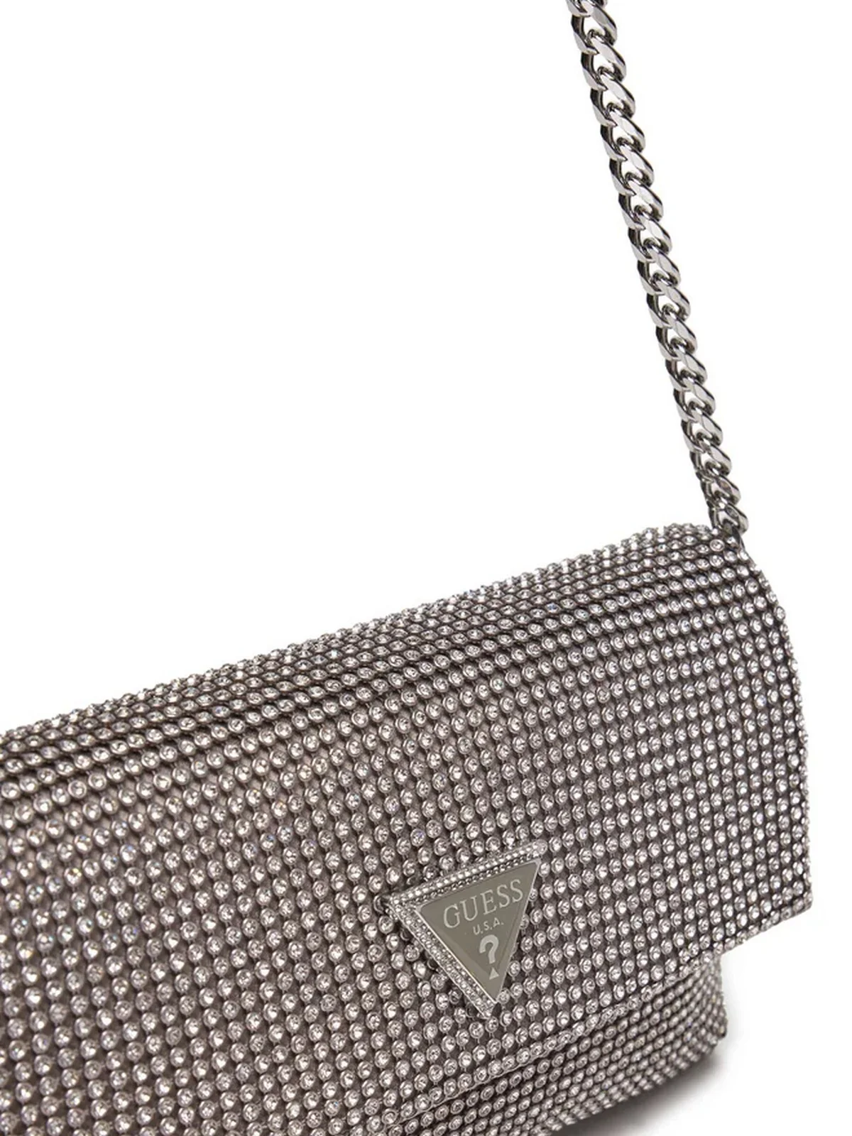GUESS Borsa Donna Twiller Mini Satchel HWRY93 50700 SIL Argento - Image 2