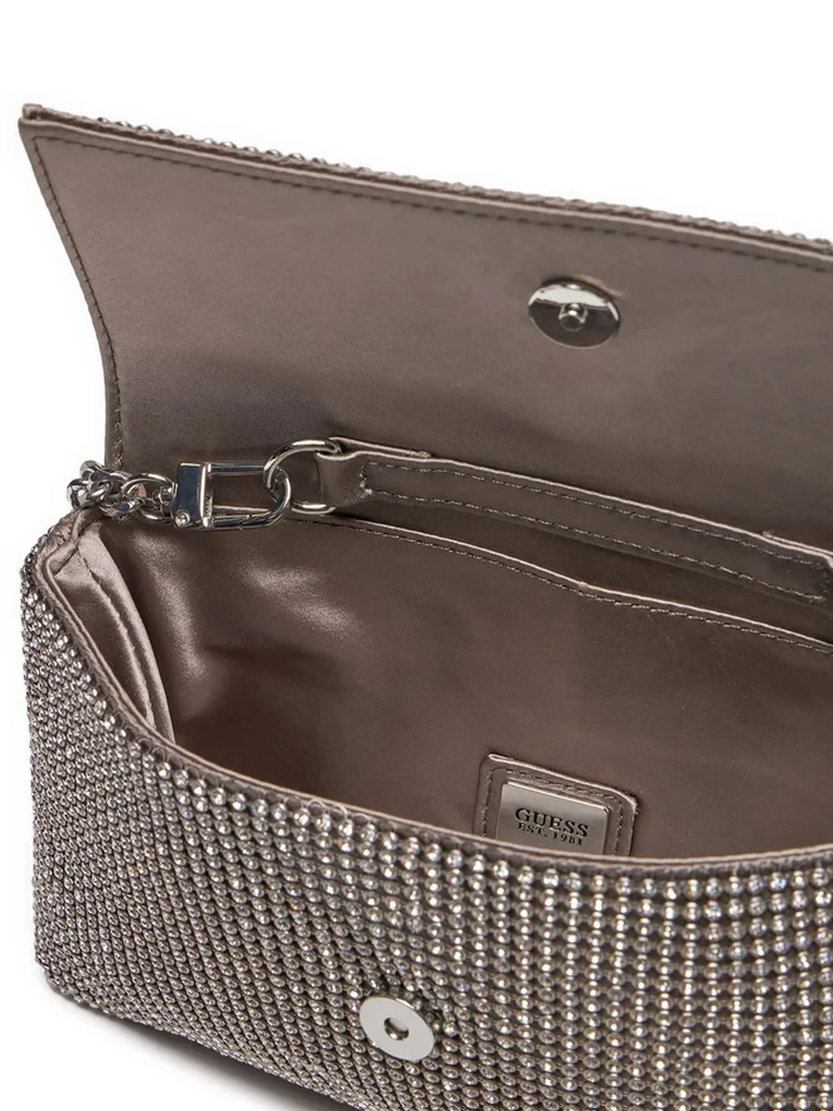 GUESS Borsa Donna Twiller Mini Satchel HWRY93 50700 SIL Argento - Image 4