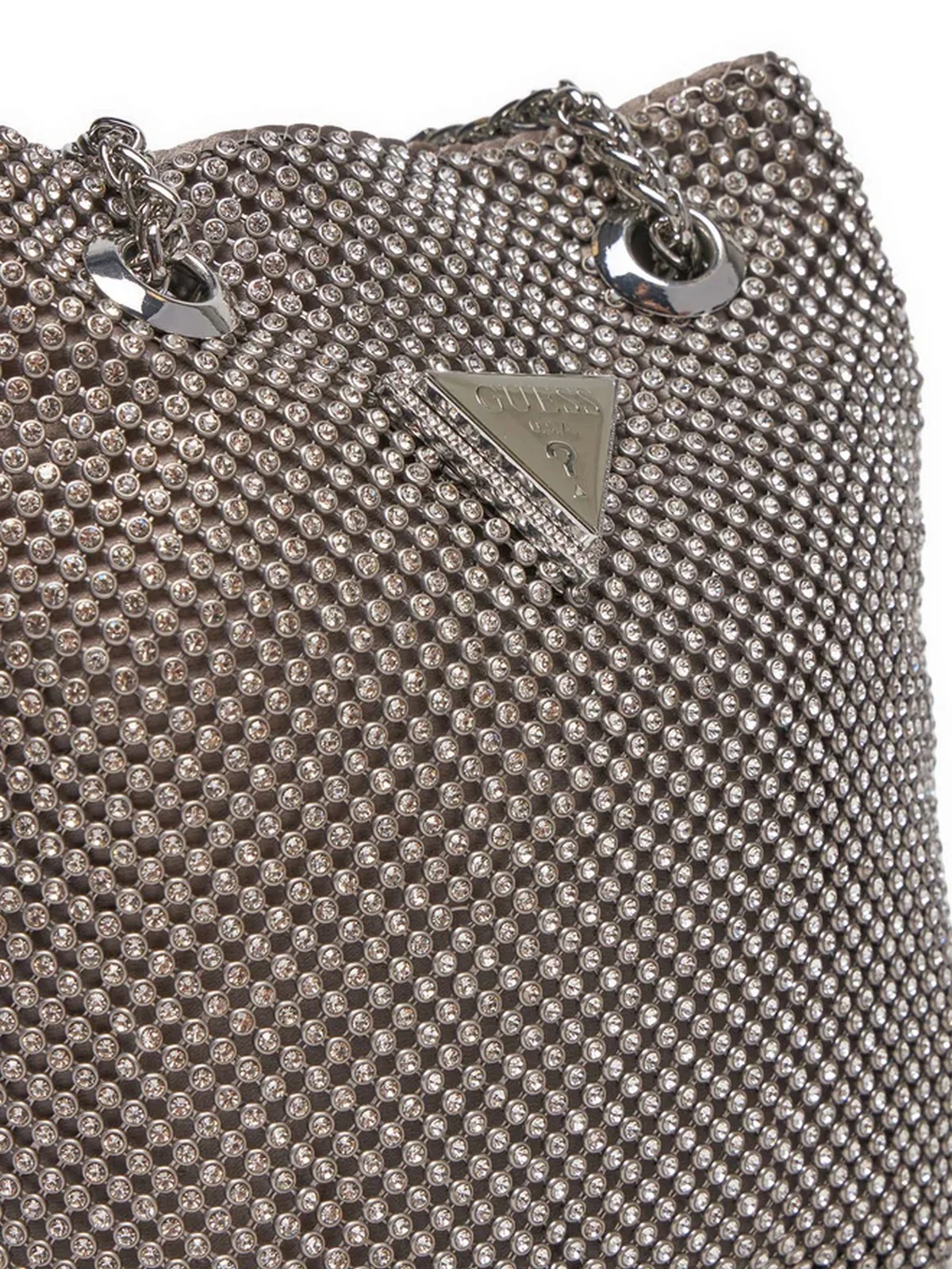 GUESS Borsa Donna Twiller Mini Satchel HWRY93 50750 SIL Argento - Image 2