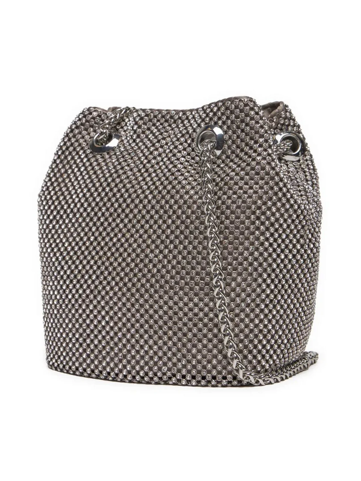 GUESS Borsa Donna Twiller Mini Satchel HWRY93 50750 SIL Argento - Image 3