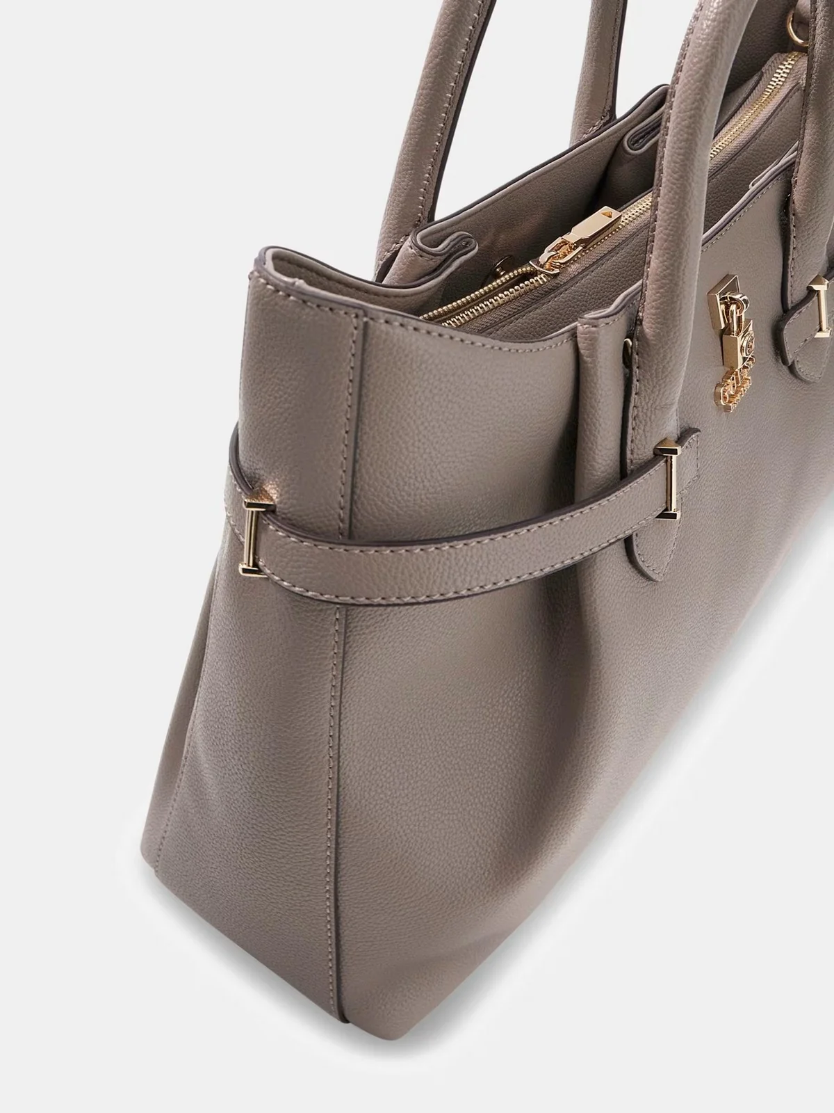 GUESS Borsa Donna YESBA GIRLFRIEND SATCHEL HWBG78 33070 DRT DARK TAUPE - Image 4