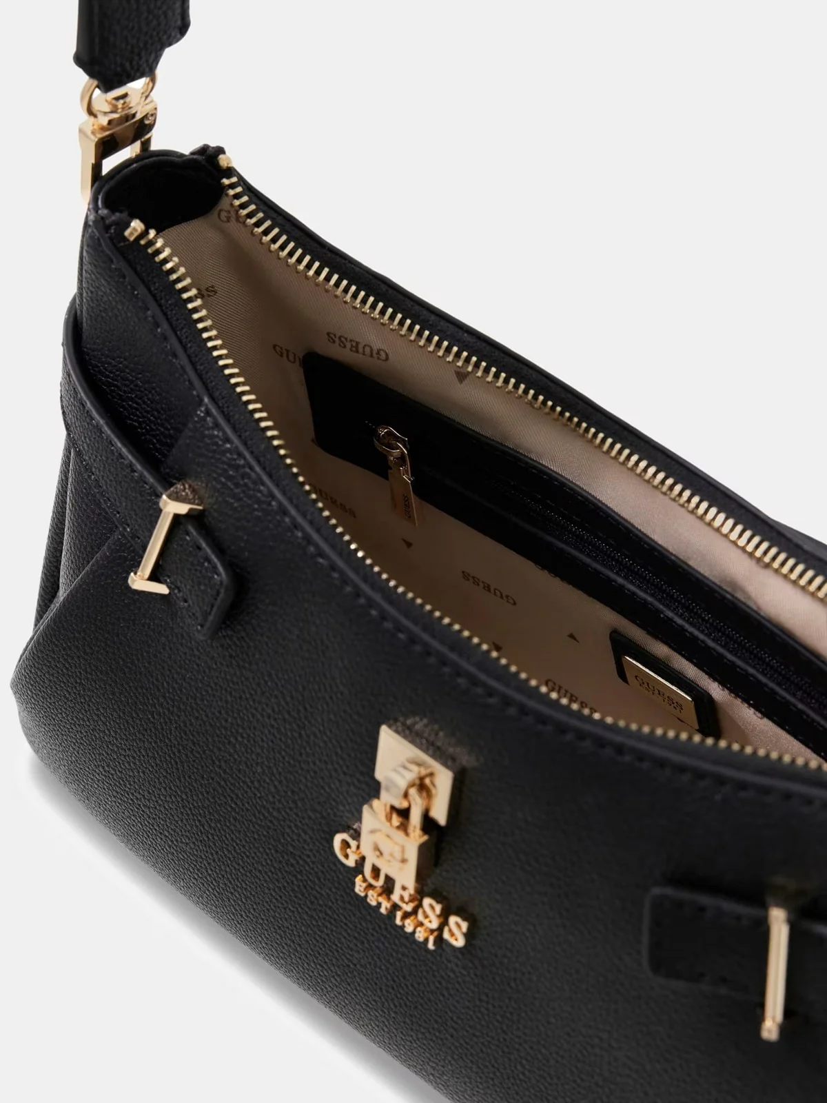 GUESS Borsa Donna YESBA SHOULDER BAG HWBG78 33180 BLA BLACK - Image 4