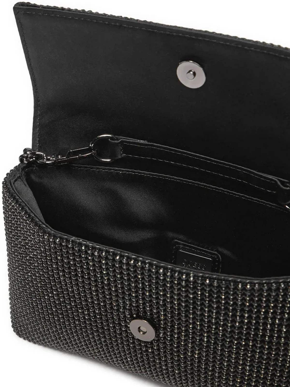 GUESS Borsa Donna Zalina Flap Clutch HWRB93 50700 BLA Nero - Image 3