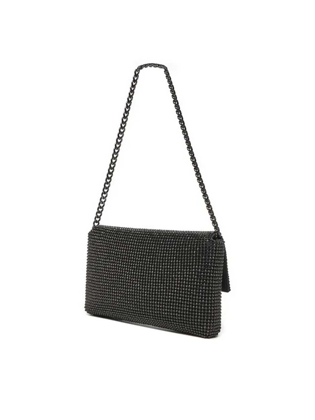 GUESS Borsa Donna Zalina Flap Clutch HWRB93 50700 BLA Nero - Image 4