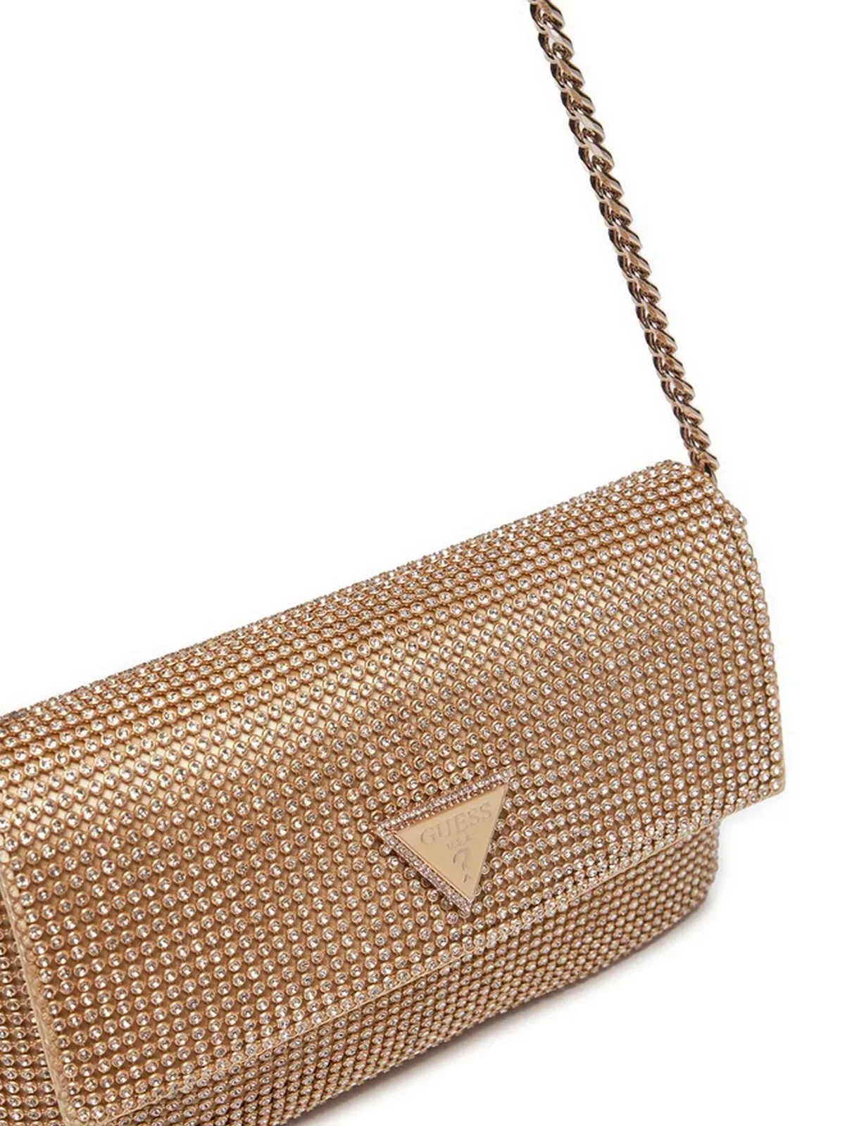 GUESS Borsa Donna Zalina Flap Clutch HWRP93 50700 GOL Oro - Image 2