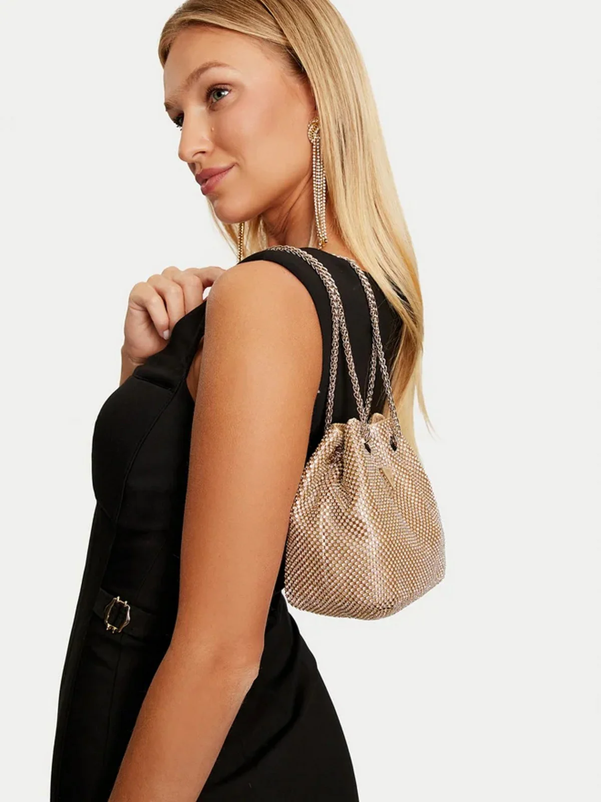 GUESS Borsa Donna Zalina Flap Clutch HWRP93 50750 GOL Oro - Image 2