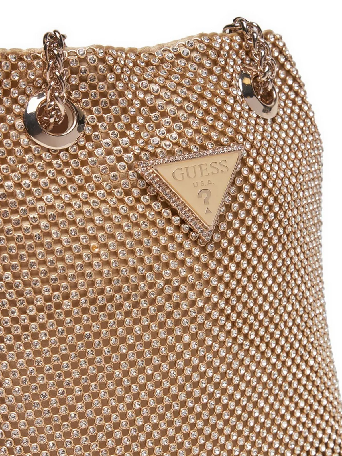 GUESS Borsa Donna Zalina Flap Clutch HWRP93 50750 GOL Oro - Image 3