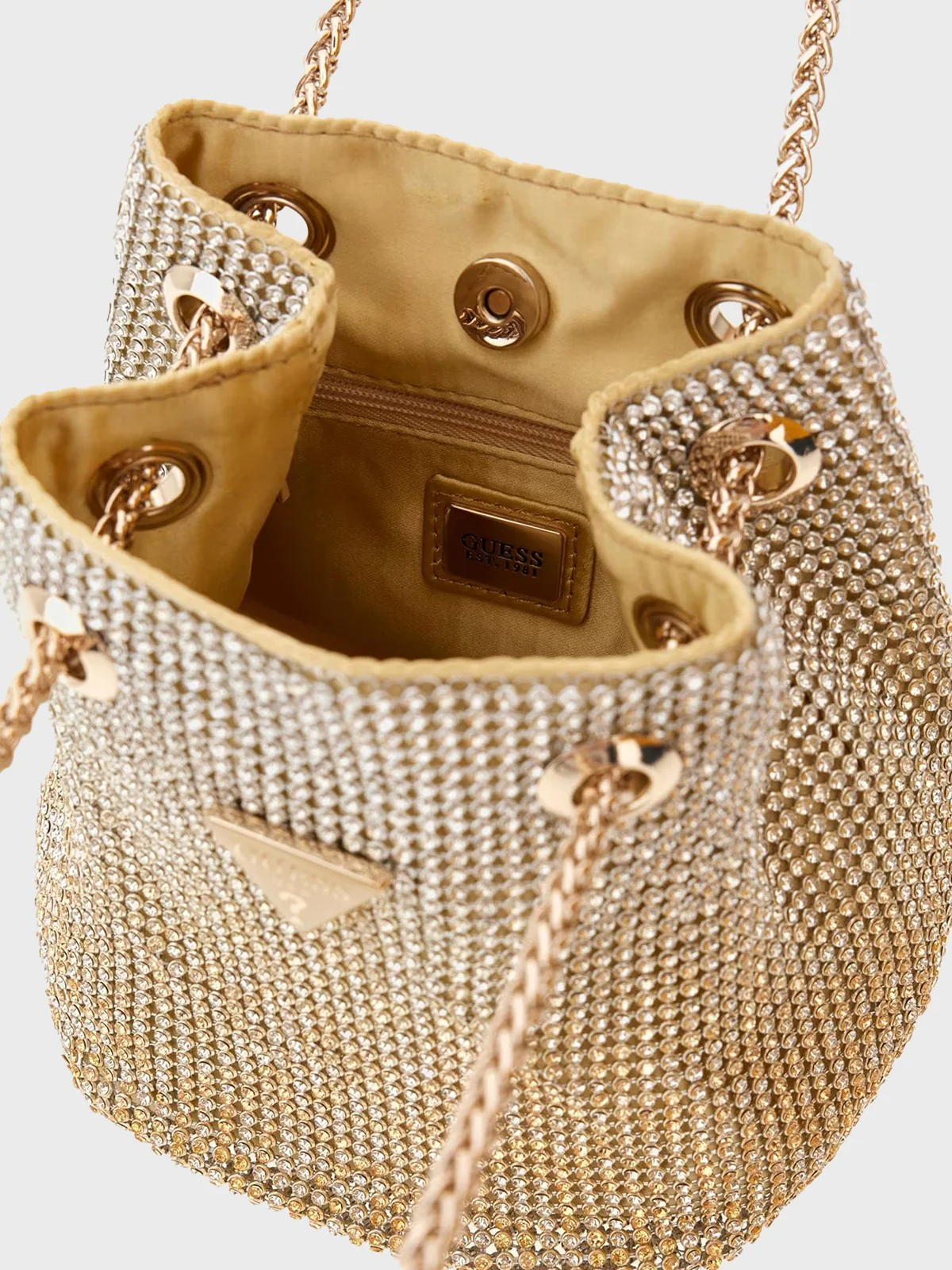 GUESS Borsa Donna ZALINA POUCH HWOR93 50750 GOL Oro - Image 3