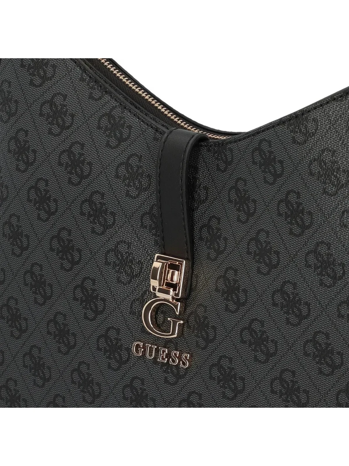 GUESS Borsa Donna ZAMIRA HOBO SHOULDER HWSG96 29020 CLO COAL LOGO - Image 4