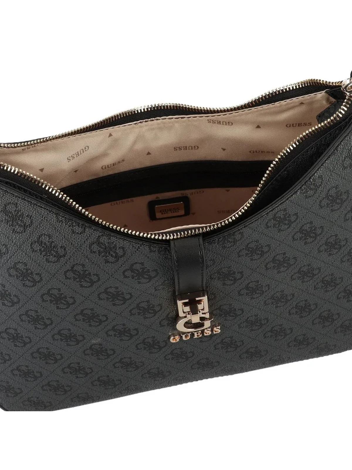GUESS Borsa Donna ZAMIRA HOBO SHOULDER HWSG96 29020 CLO COAL LOGO - Image 5
