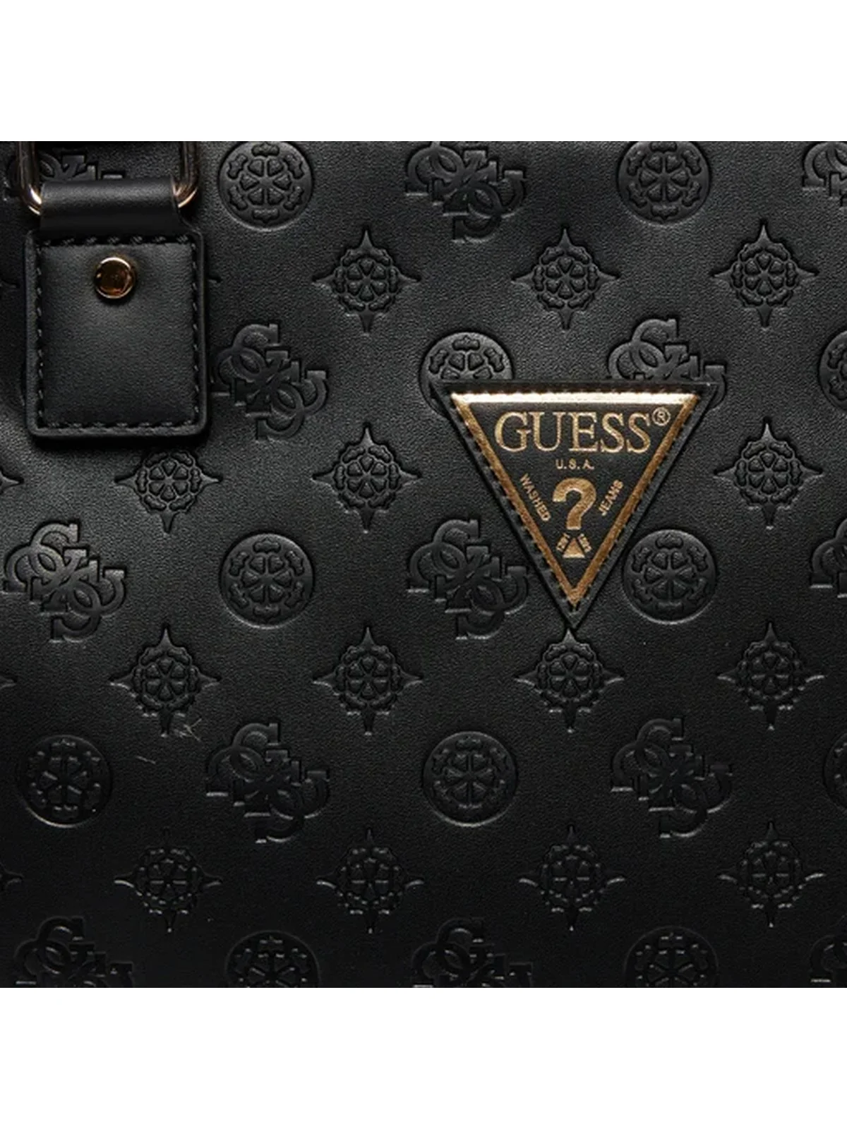 GUESS Borsone Donna Travel TWD745 24150 BLA Nero - Image 2