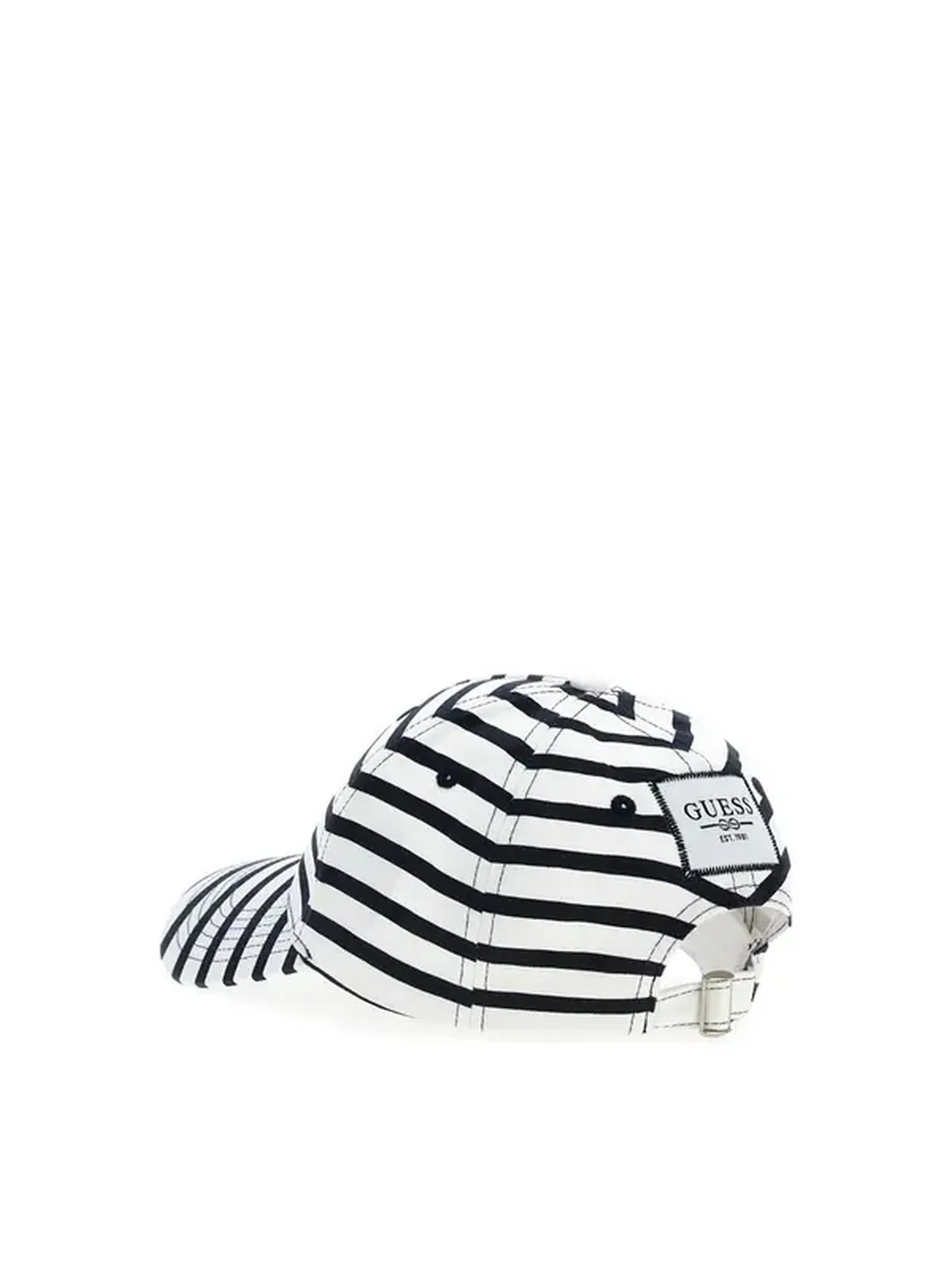 GUESS Cappello Donna CECILIA STRIPED MARINA BASEBAL W6GZ05 W2108 SM1L BLACKENED BLUE AND W - Image 3