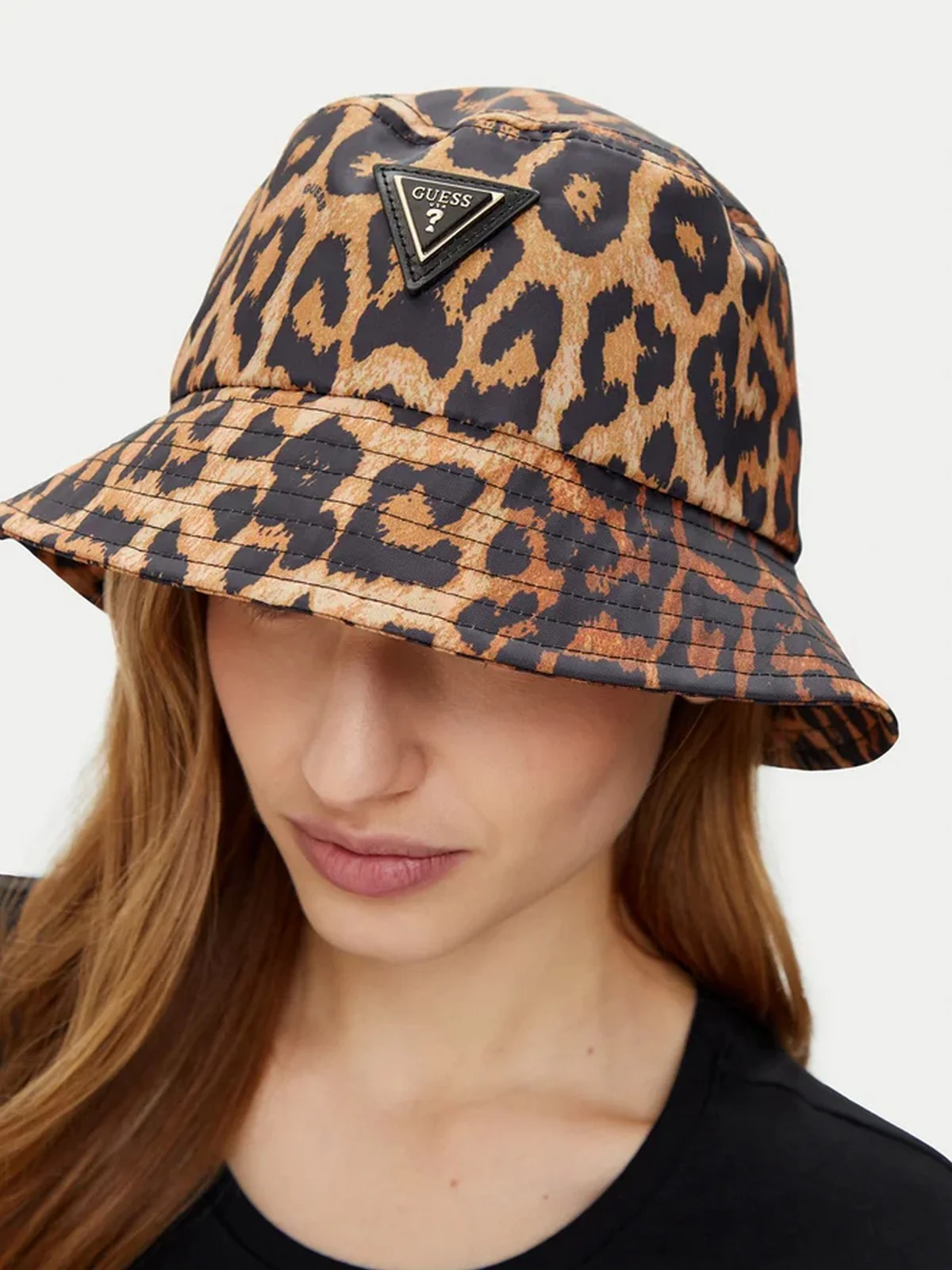 GUESS Cappello Donna RAIN HAT AW5321 COT01 BRO Marrone - Image 4