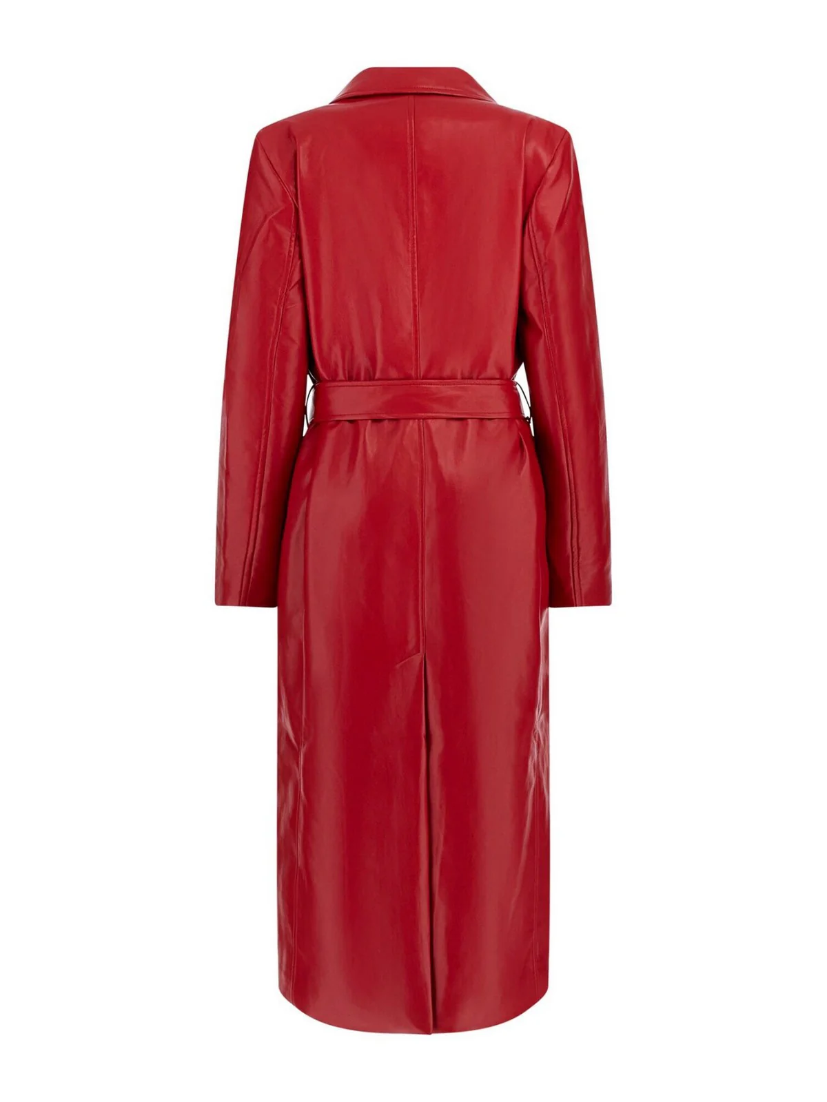 GUESS Cappotto Donna GEA PU LEATHER COAT W3BL64 WF8P0 F5E8 Rosso - Image 2