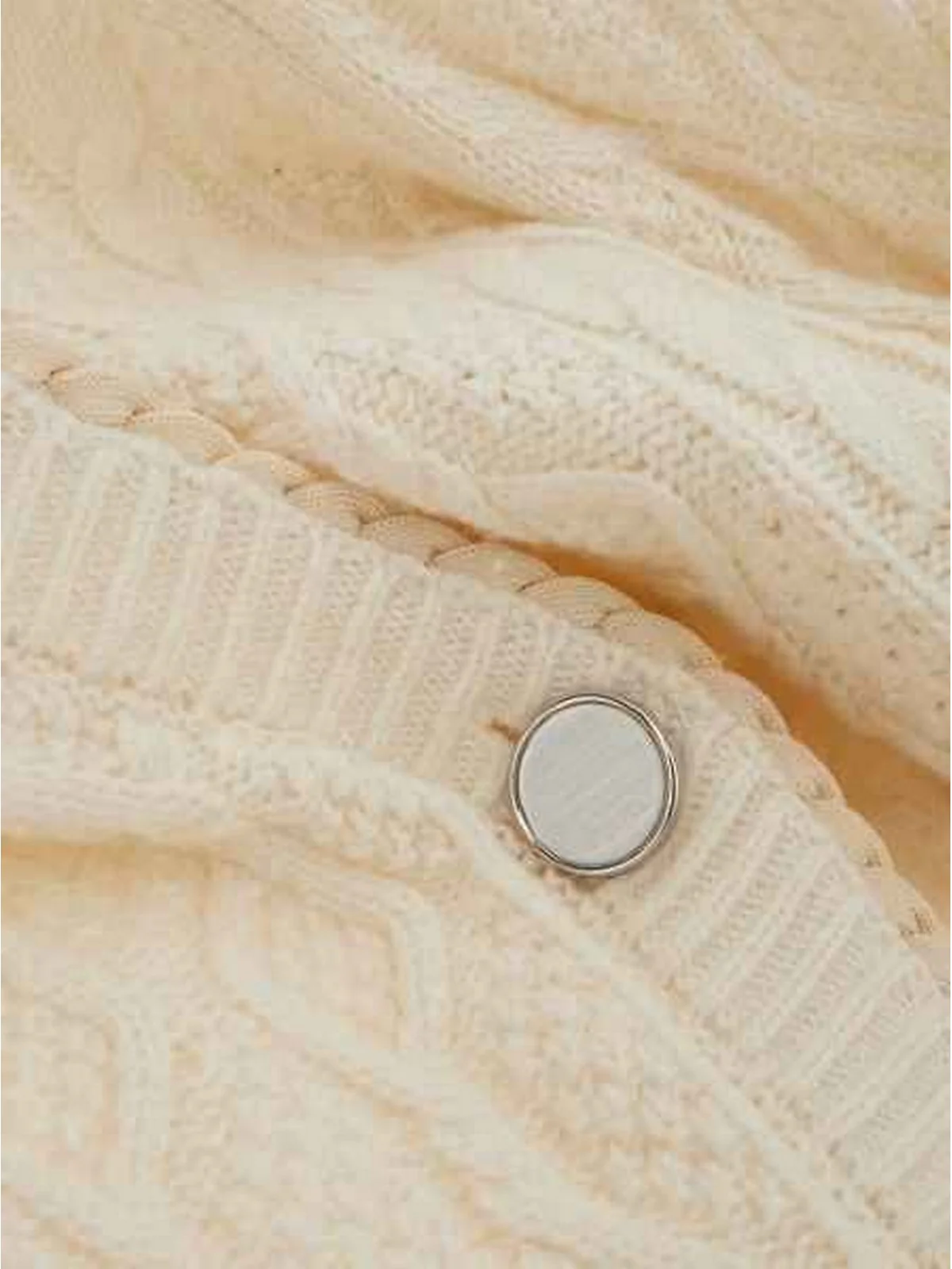 GUESS Cardigan Donna ISABELLE LS VN CARDI SWTR W4YR22 Z37L1 G012 Bianco - Image 4