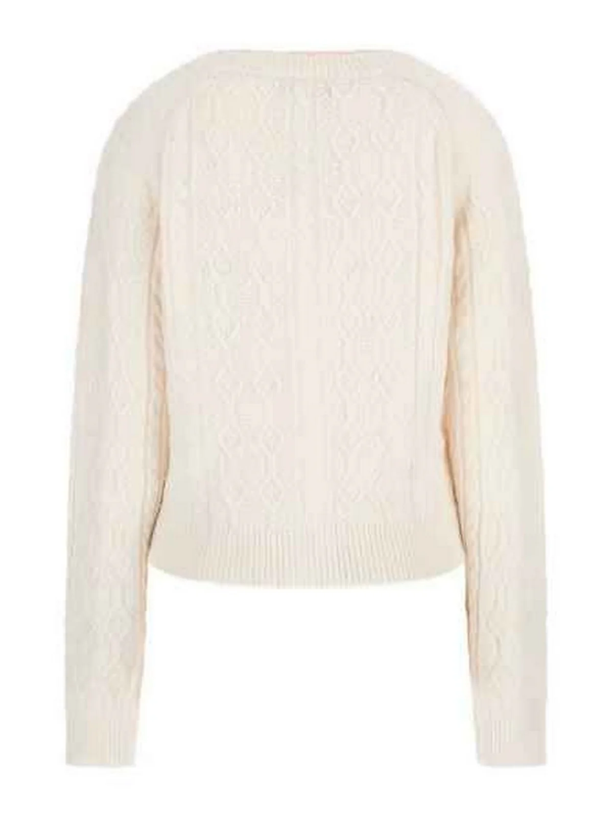 GUESS Cardigan Donna ISABELLE LS VN CARDI SWTR W4YR22 Z37L1 G012 Bianco - Image 5