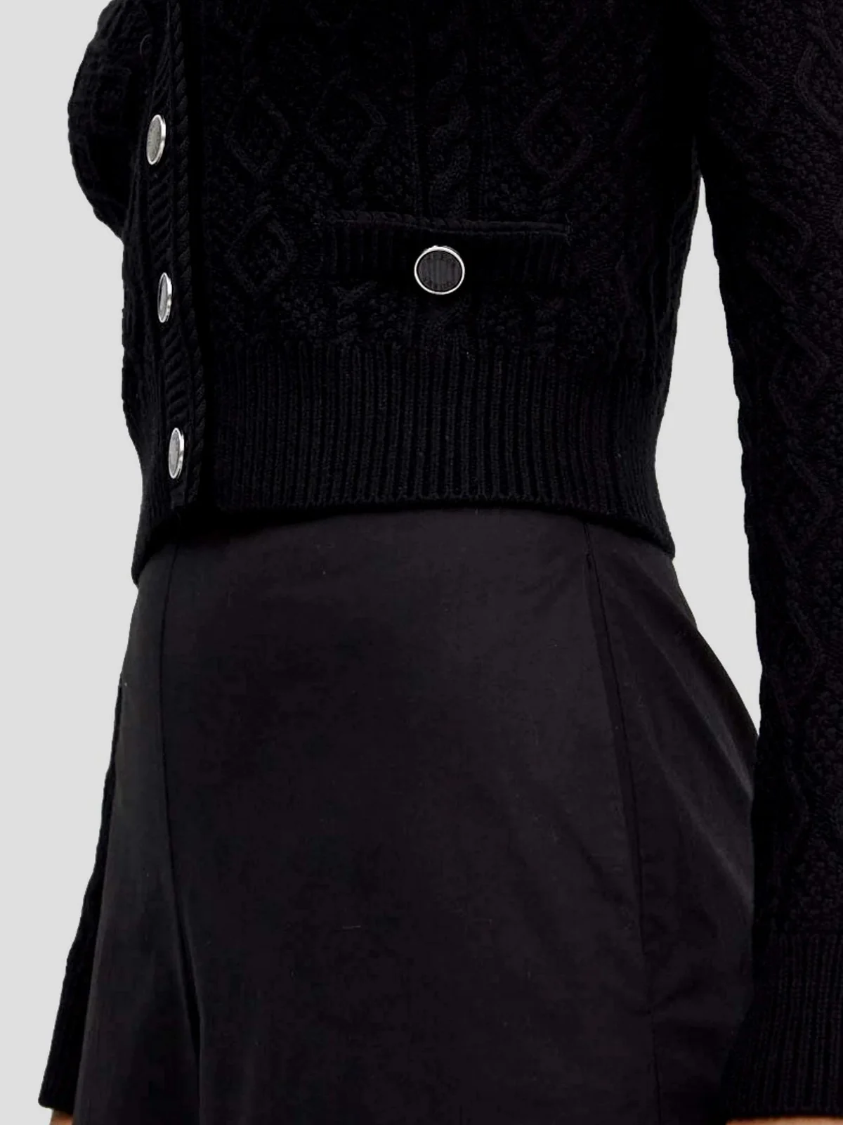 GUESS Cardigan Donna ISABELLE LS VN CARDI SWTR W4YR22 Z37L1 JBLK Nero - Image 4