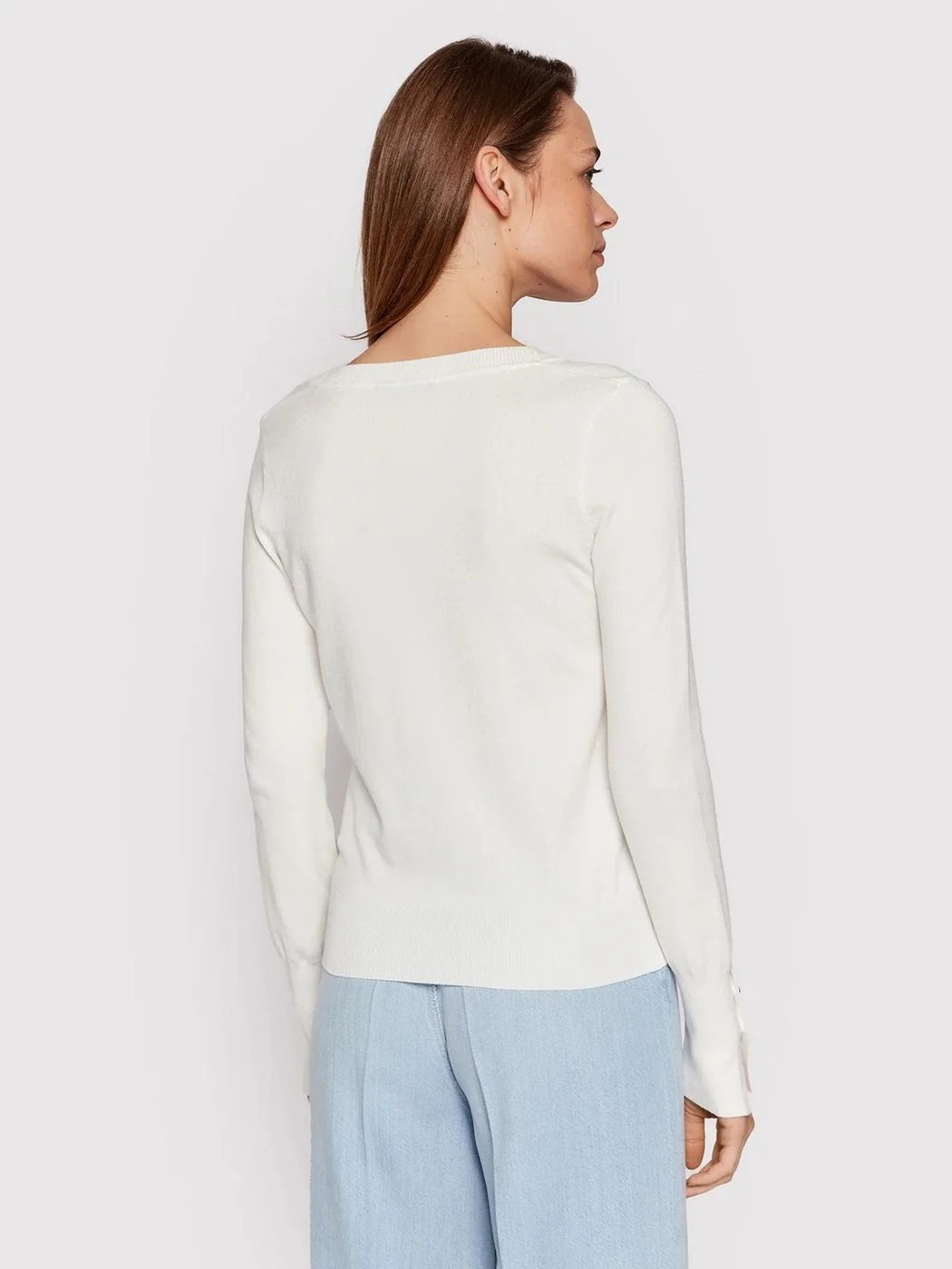 GUESS Cardigan Donna  W2YR33 Z2V62 G012 CREAM WHITE - Image 3
