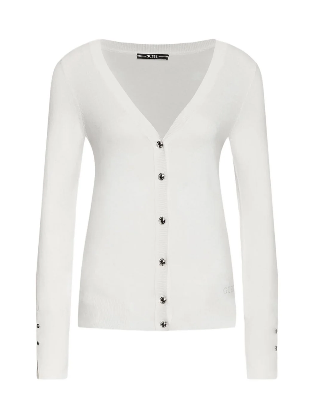 GUESS Cardigan Donna  W2YR33 Z2V62 G012 CREAM WHITE - Image 4