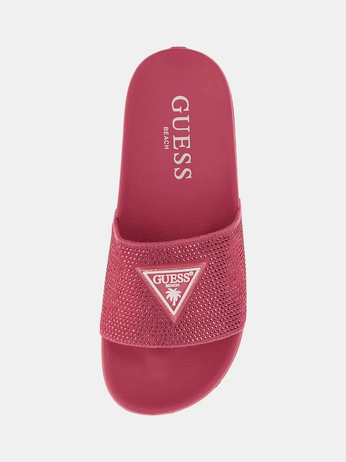 GUESS Ciabatta Donna BEACH SLIPPERS STRASS E4GZ25 BB00F G4D6 Rosa - Image 4