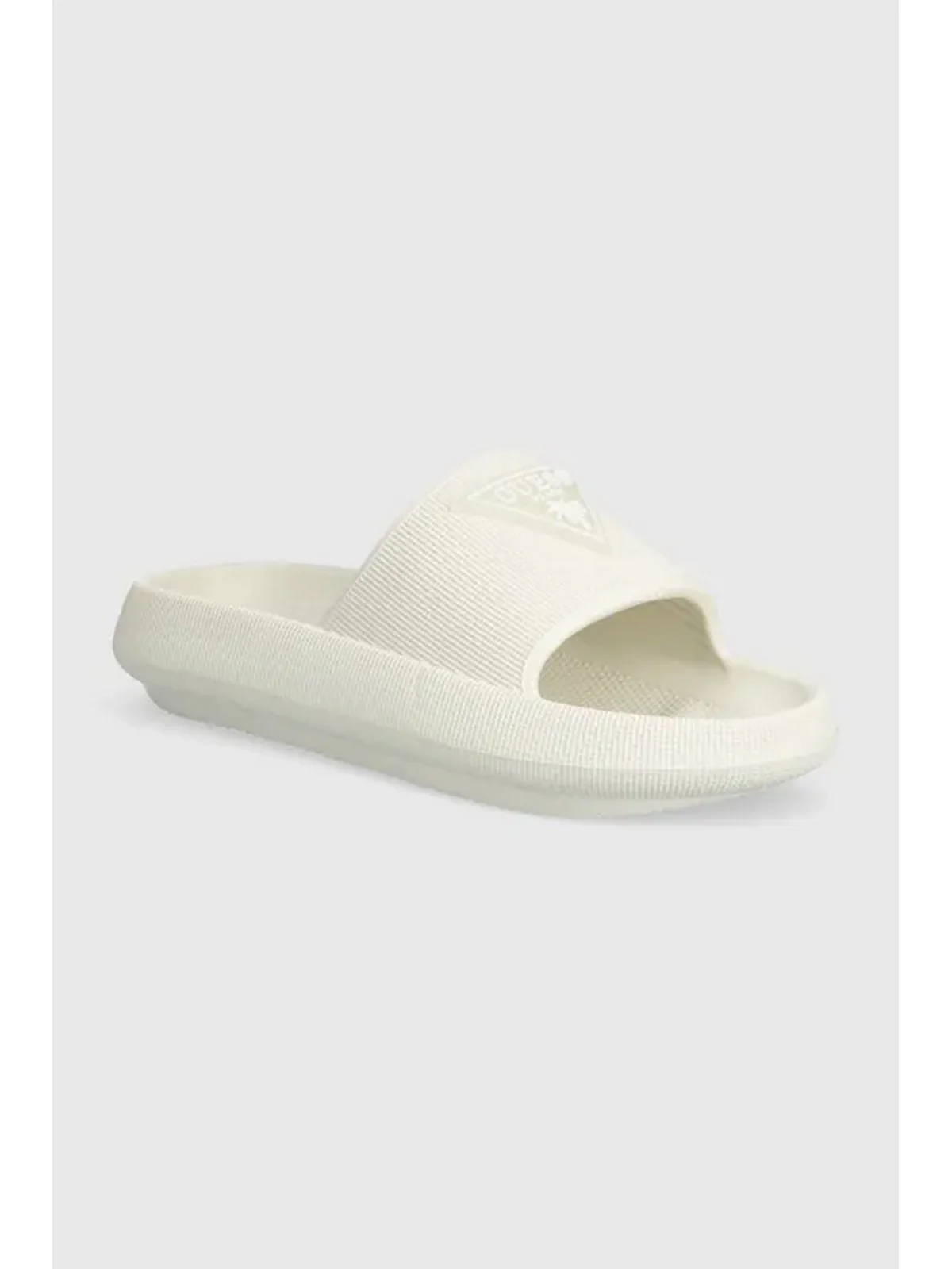 GUESS Ciabatta Donna Rubber Slippers E4GZ27 WG5X0 MLK Bianco - Image 4