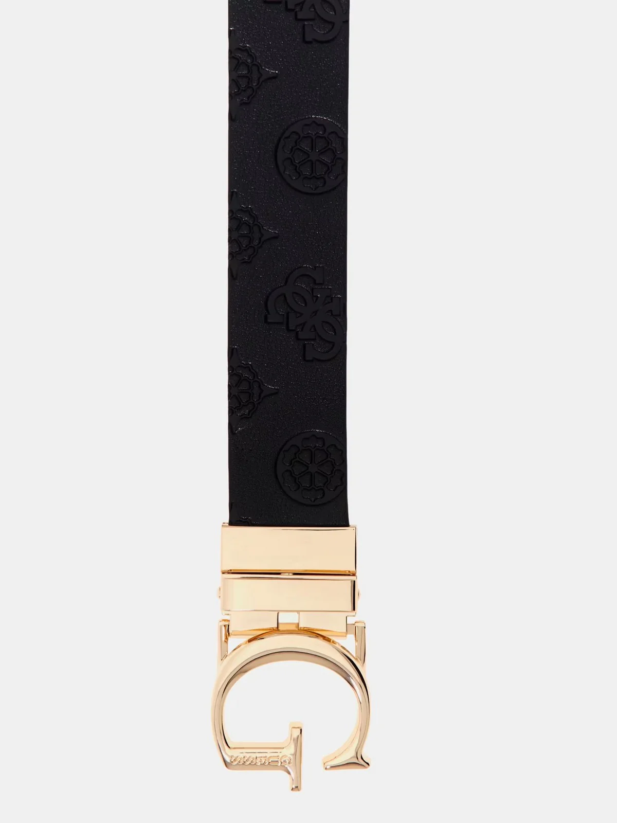 GUESS Cintura Donna ELLA LOGO ADJ&REV PANT BELT BW7861 P3430 BDU BLACK/DARK TAUPE - Image 2