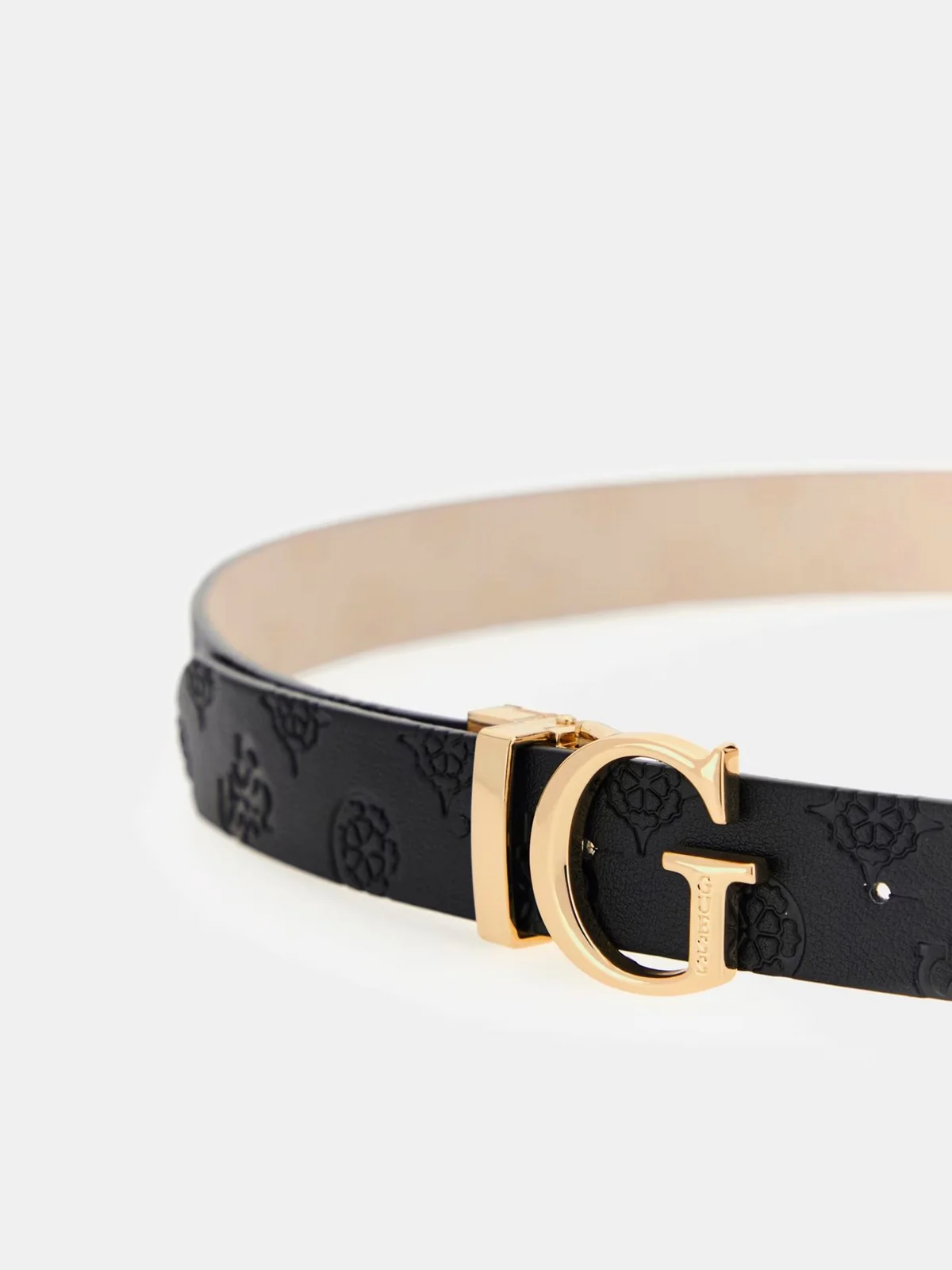 GUESS Cintura Donna ELLA LOGO ADJ&REV PANT BELT BW7861 P3430 BDU BLACK/DARK TAUPE - Image 4