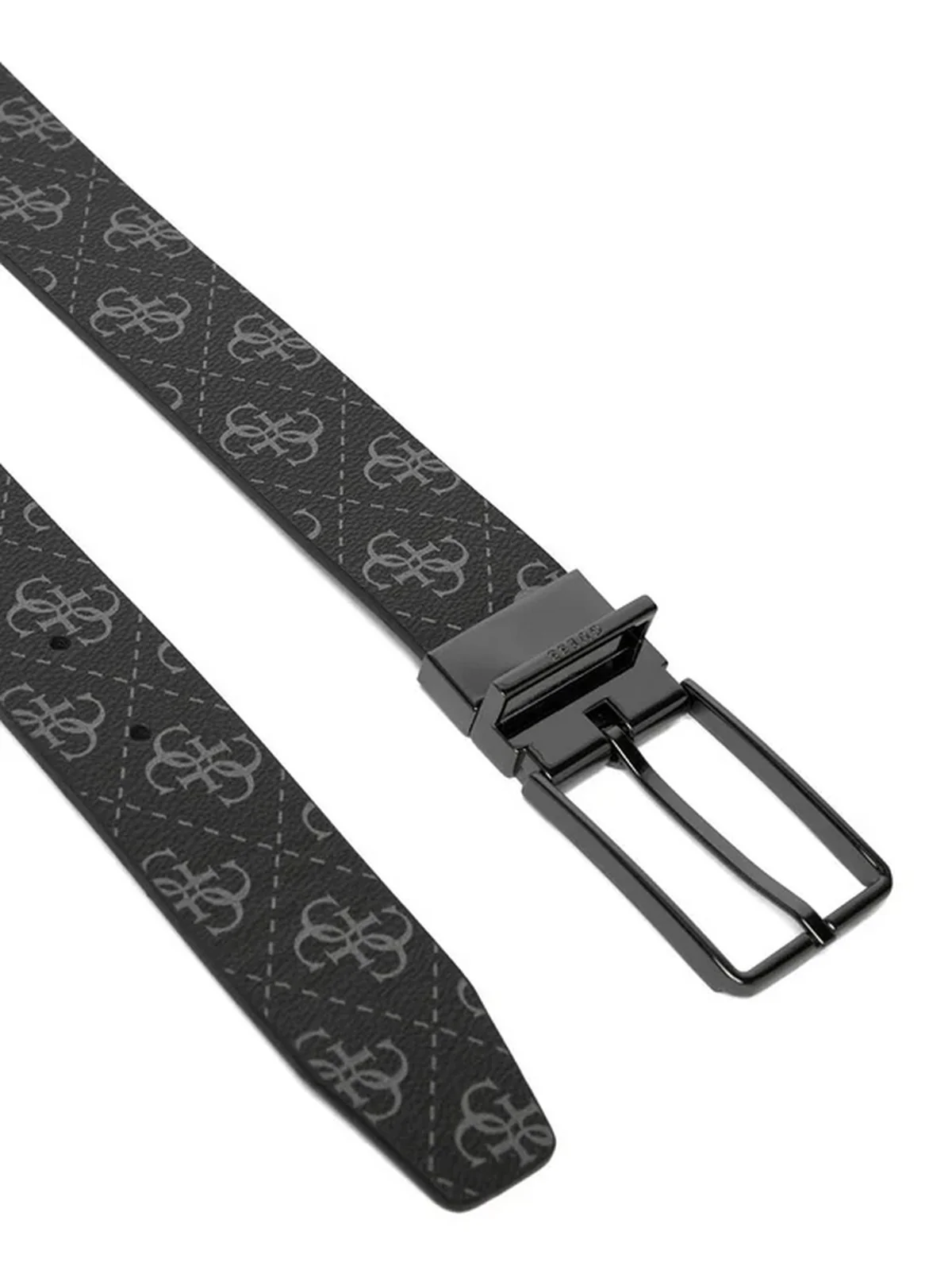 GUESS Cintura Uomo GIFT BELT + KEYRING GFBOXM P6104 DAB DARK BLACK - Image 4