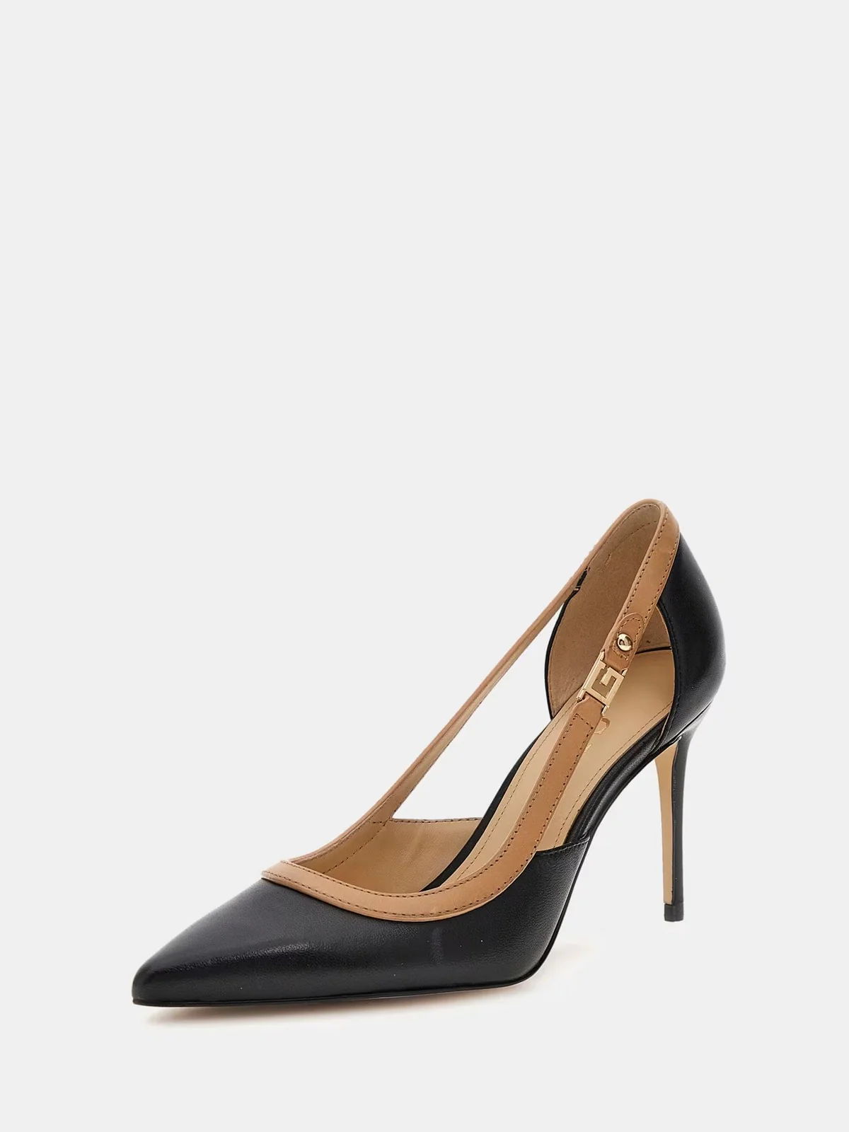 GUESS Décolleté Donna Ricky FLTRCK LEA08 BLKNU Nero - Image 2