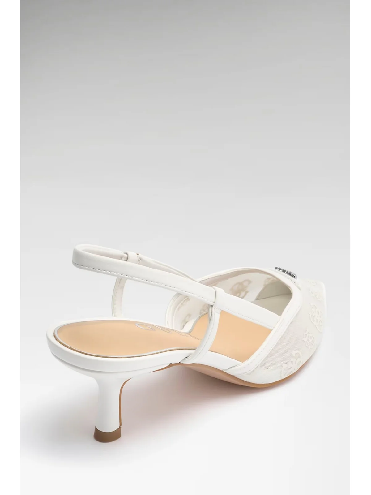 GUESS Décolleté Donna YANNO FLJYNO FAB05 WHITE WHITE - Image 4