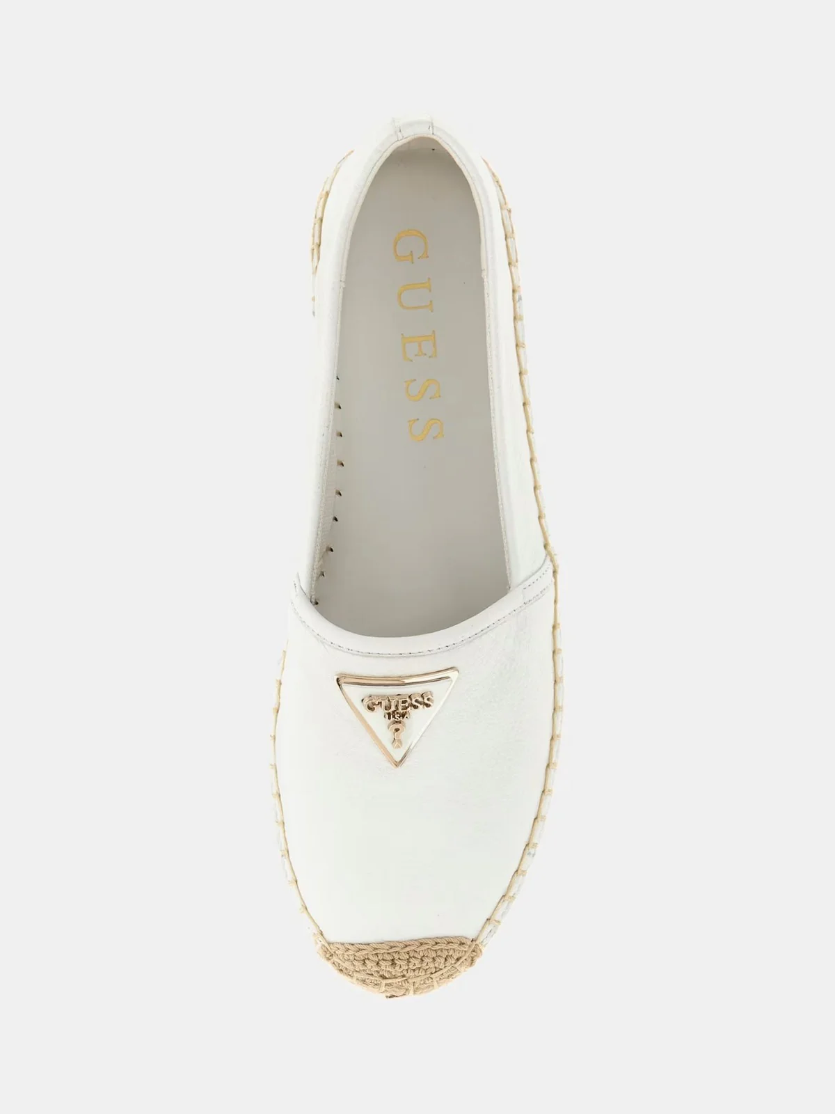 GUESS Espadrillas Donna JOLANDY FLJLND LEA14 WHITE Bianco - Image 4