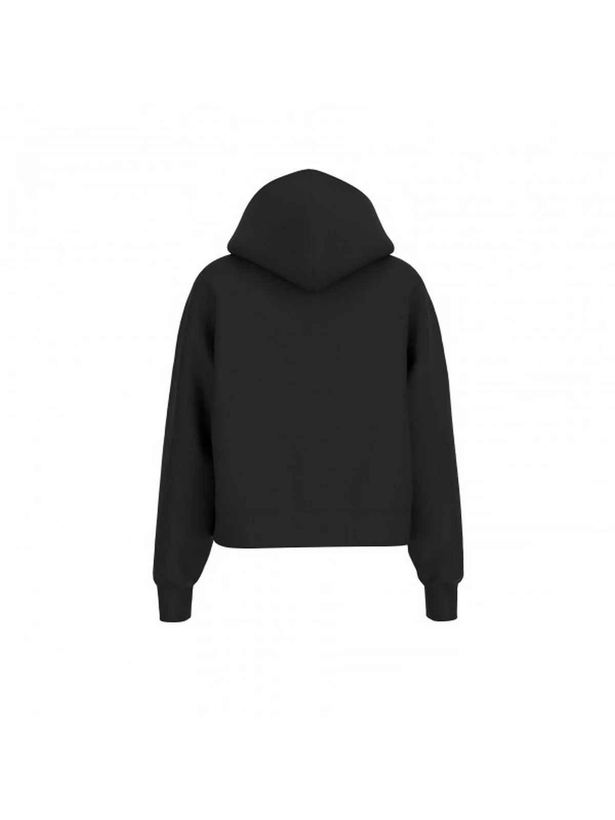 GUESS Felpa Donna HOODED ICON SWEATSHIRT W4BQ06 KB683 JBLK Nero - Image 2