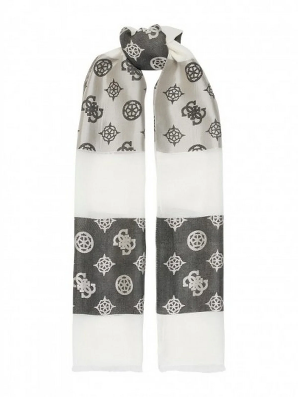 GUESS Foulard Donna CRESIDIA SCARF 50X180 AW5316 POL03 BLA Nero - Image 2