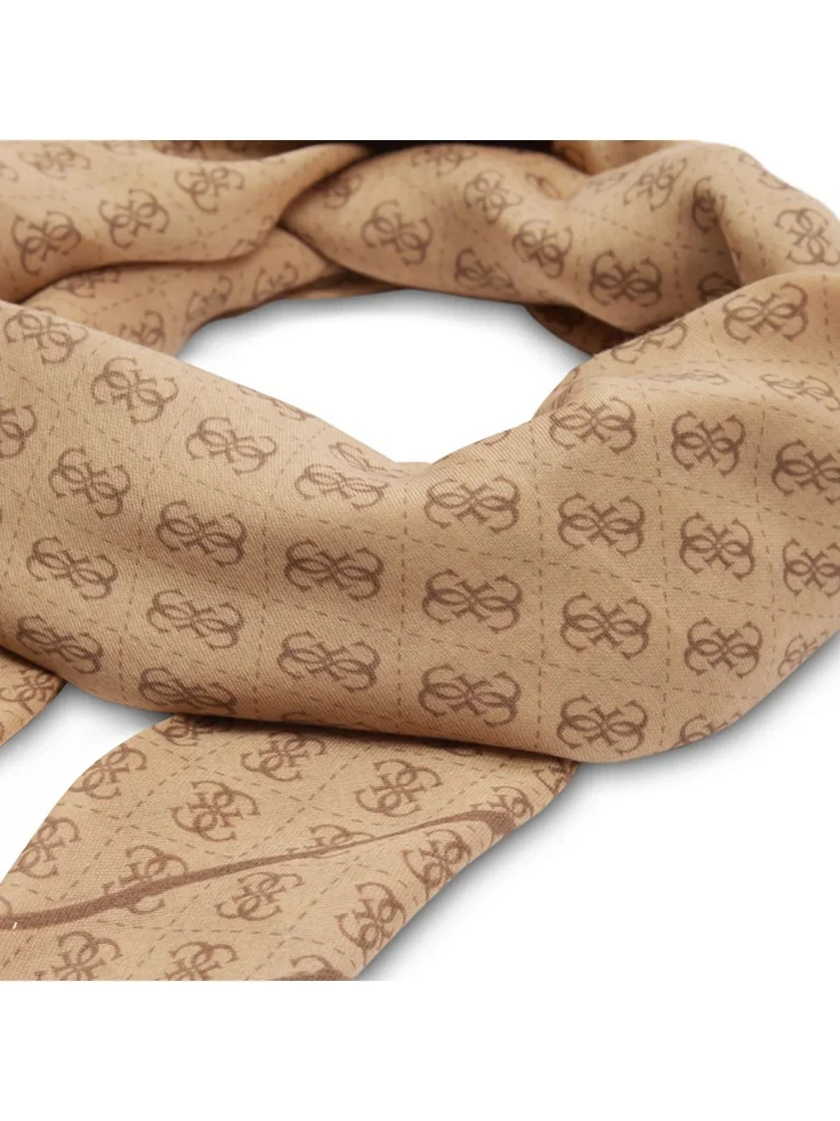 GUESS Foulard Donna G-James Logo Kefiah AW9986 SIL30 LTL Beige - Image 2