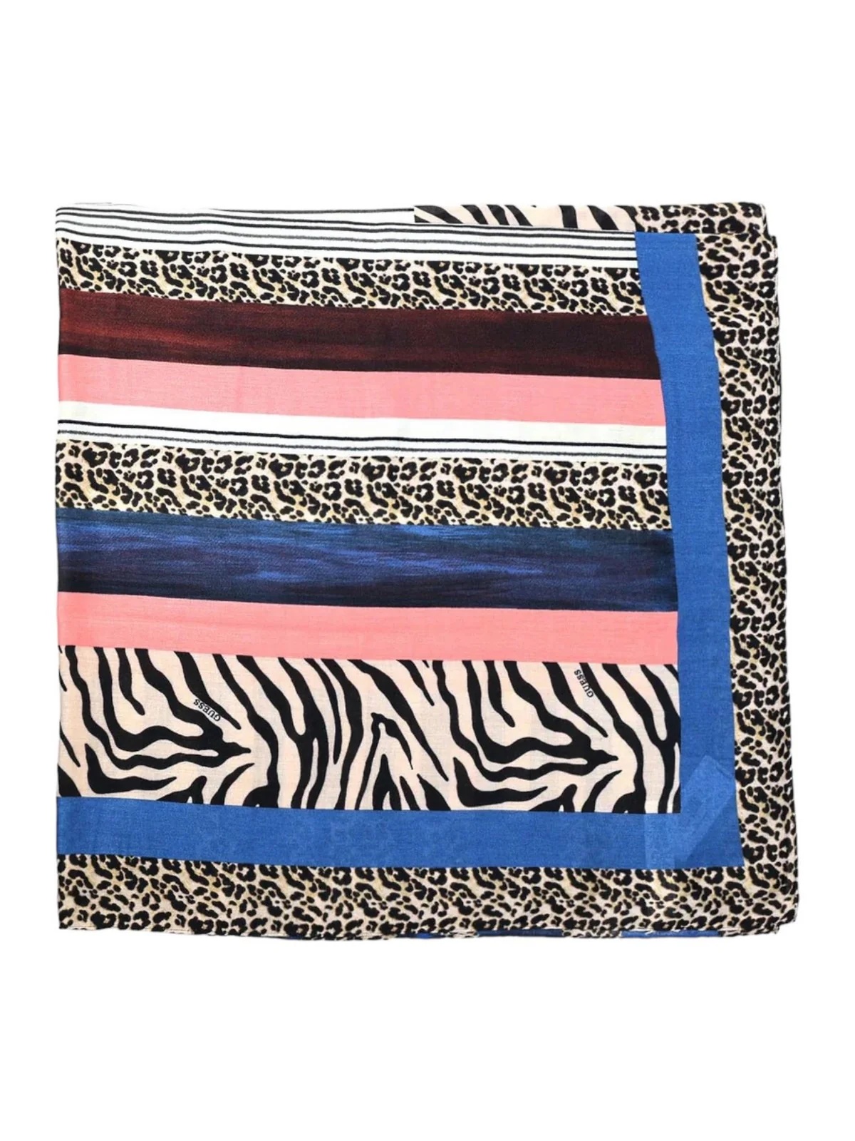 GUESS Foulard Donna Kefiah 130X130 AW9990 POL03 BLM Blu - Image 3