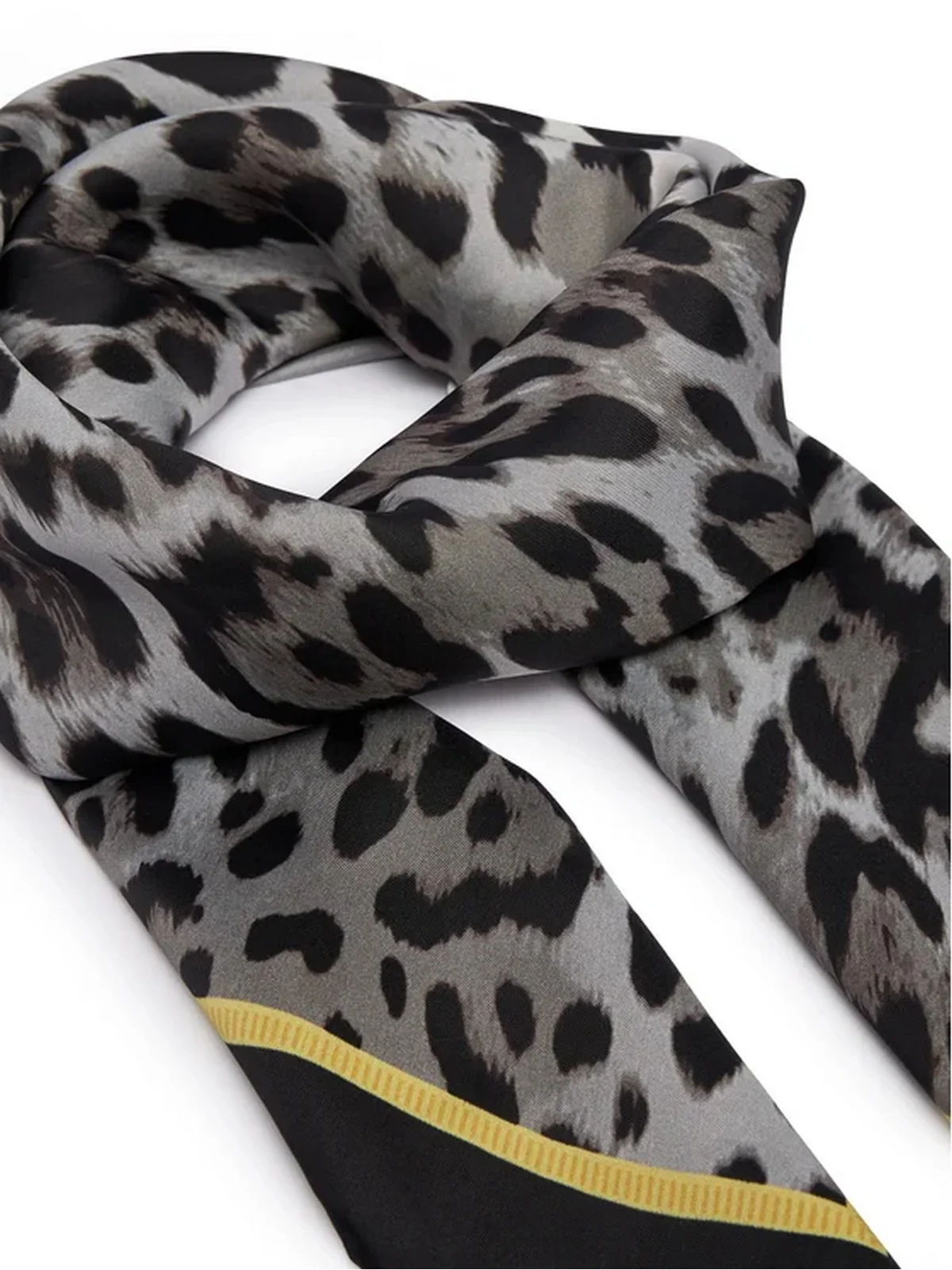 GUESS Foulard Donna MIMINA FOULARD 90X90 AW5376 SIL90 LEO LEOPARD - Image 2
