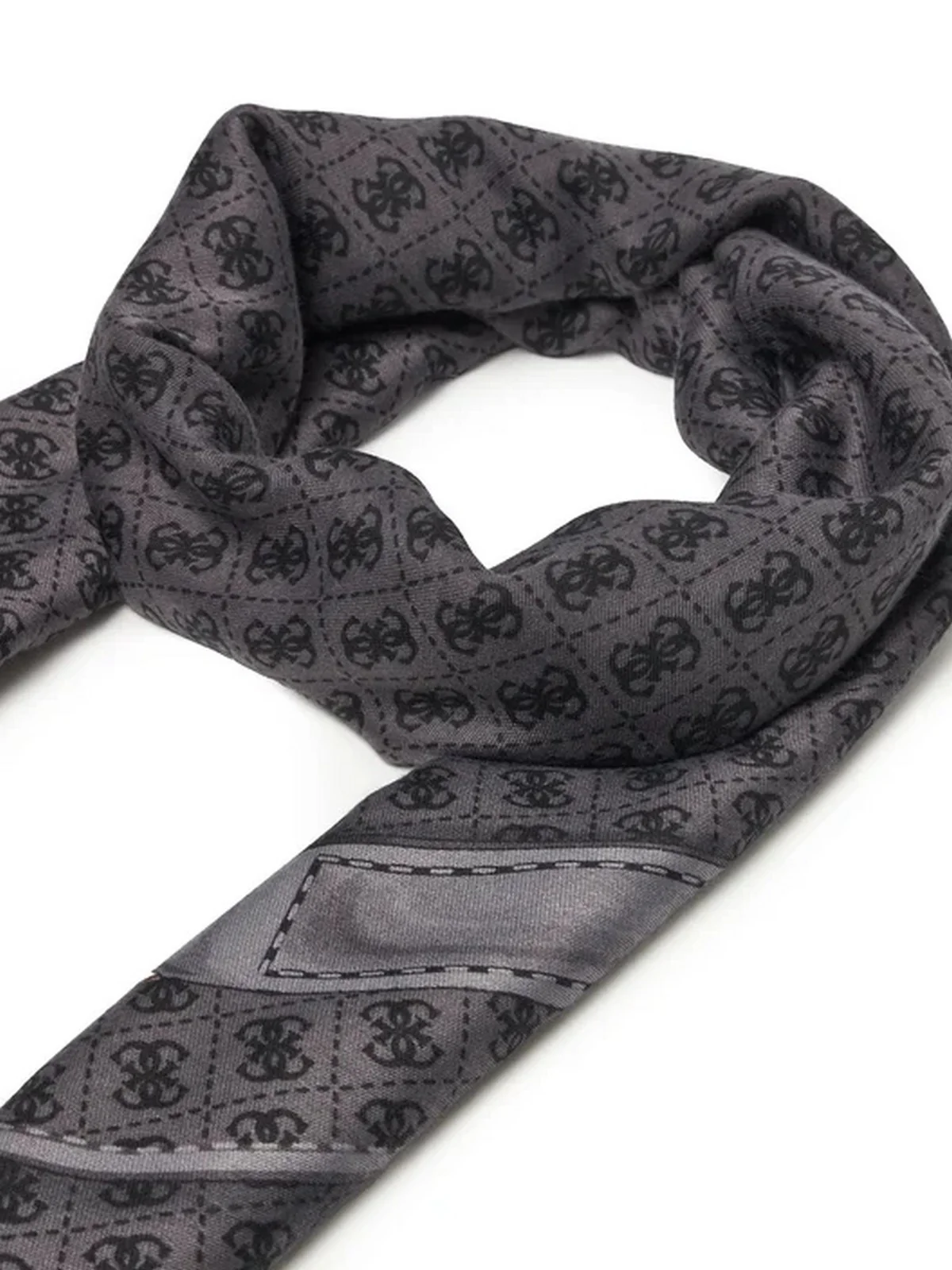 GUESS Foulard Donna NOELLE PRINTED SCARF 90X180 AW5413 POL03 CLO COAL LOGO - Image 2
