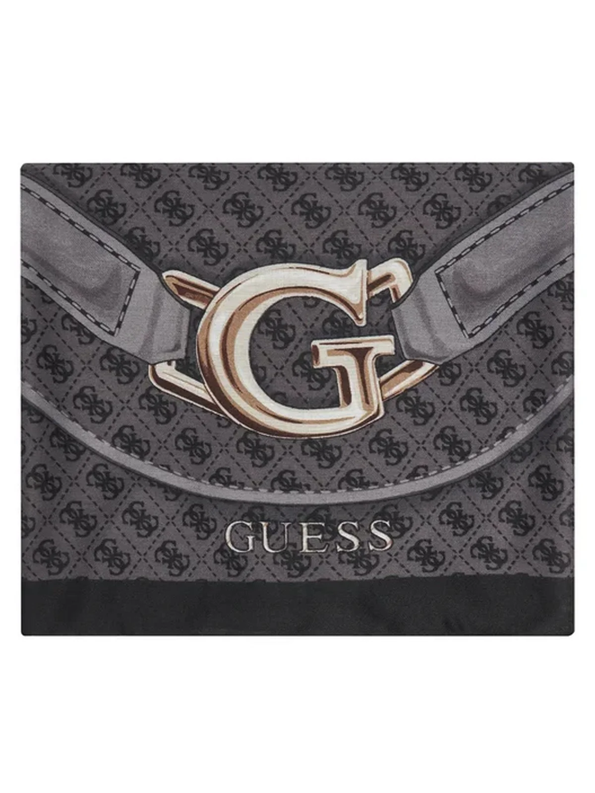 GUESS Foulard Donna NOELLE PRINTED SCARF 90X180 AW5413 POL03 CLO COAL LOGO - Image 3