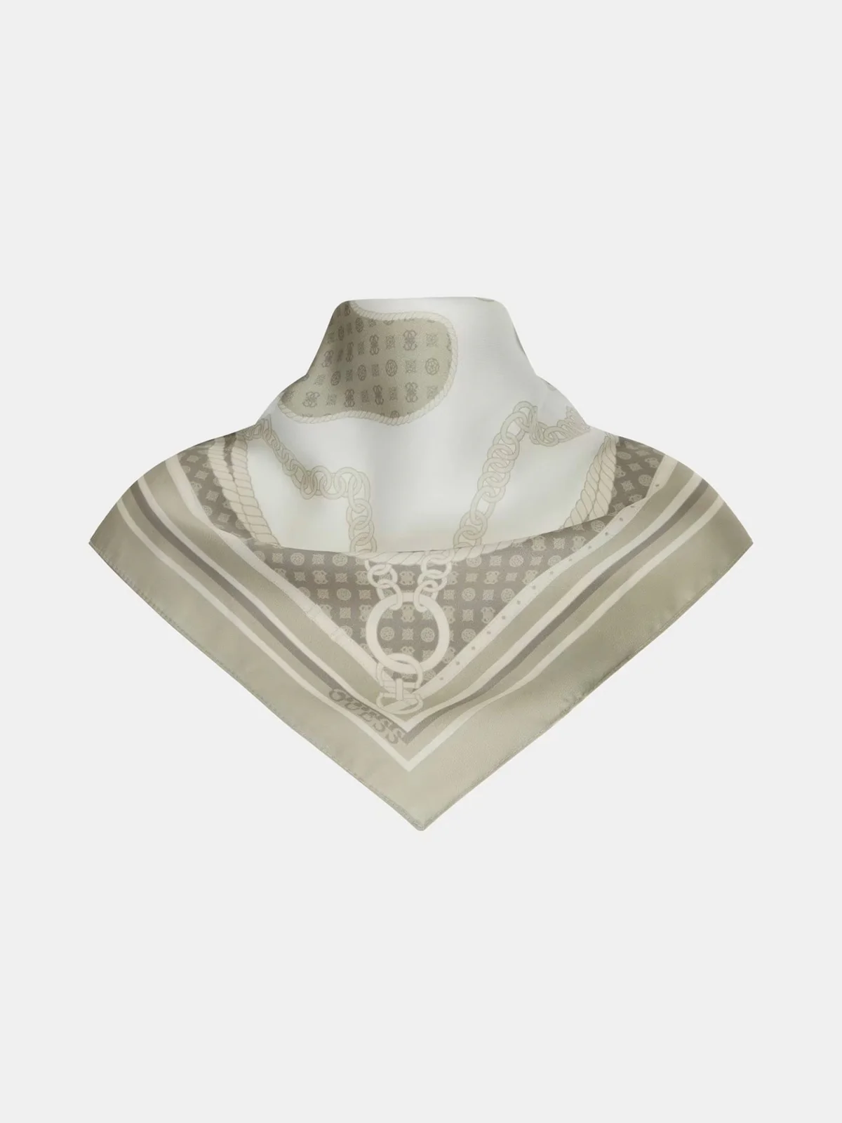 GUESS Foulard Donna PRINTED BANDANA 70 X 70 AW5489 POL03 THY THYME - Image 3