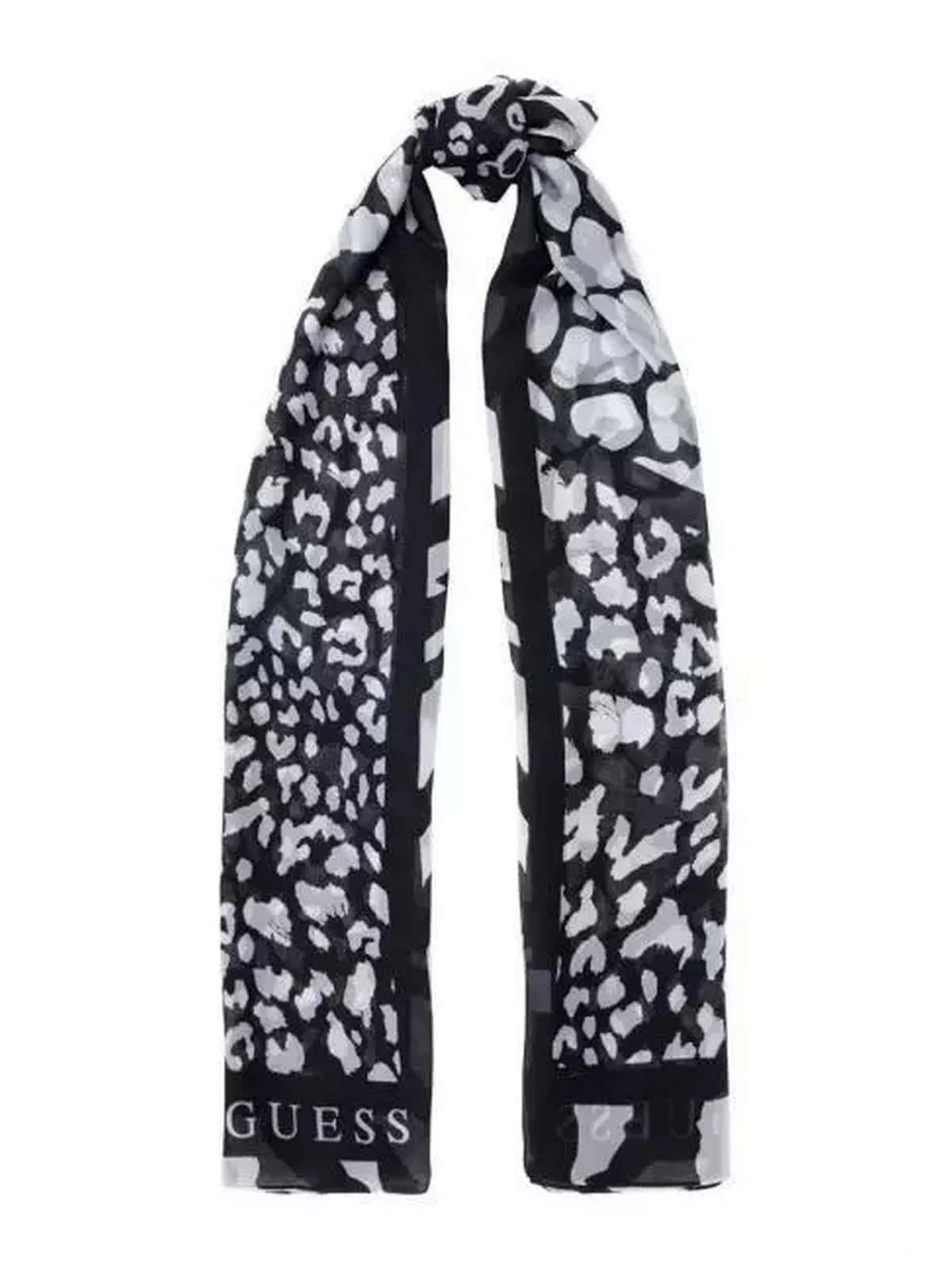 GUESS Foulard Donna SCARF 80X190 AW5245 POL03 BLA Nero - Image 2