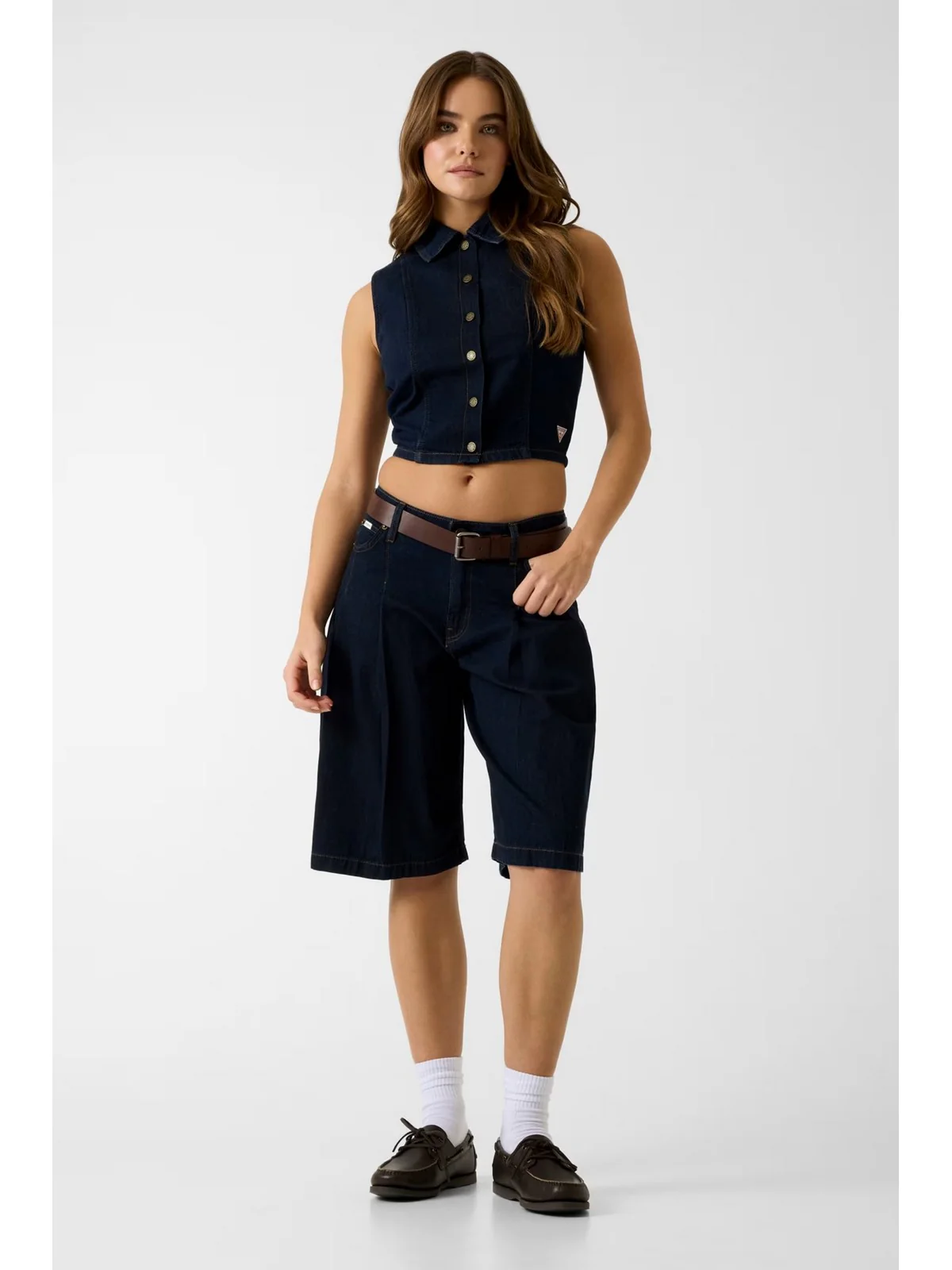 GUESS Gilet Donna GJ CROPPED TOP W6GHZ9 D7971 GSMM GJ SUMMER VINTAGE DA - Image 3
