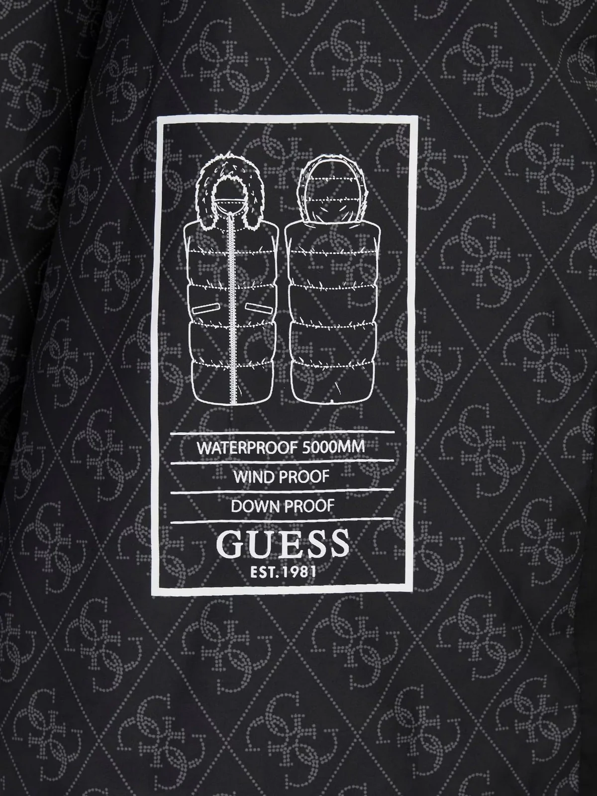 GUESS Gilet Donna KATRINA SKI HOODY VEST W5BL81 W3282 JBLK Jet Black A996 - Image 6