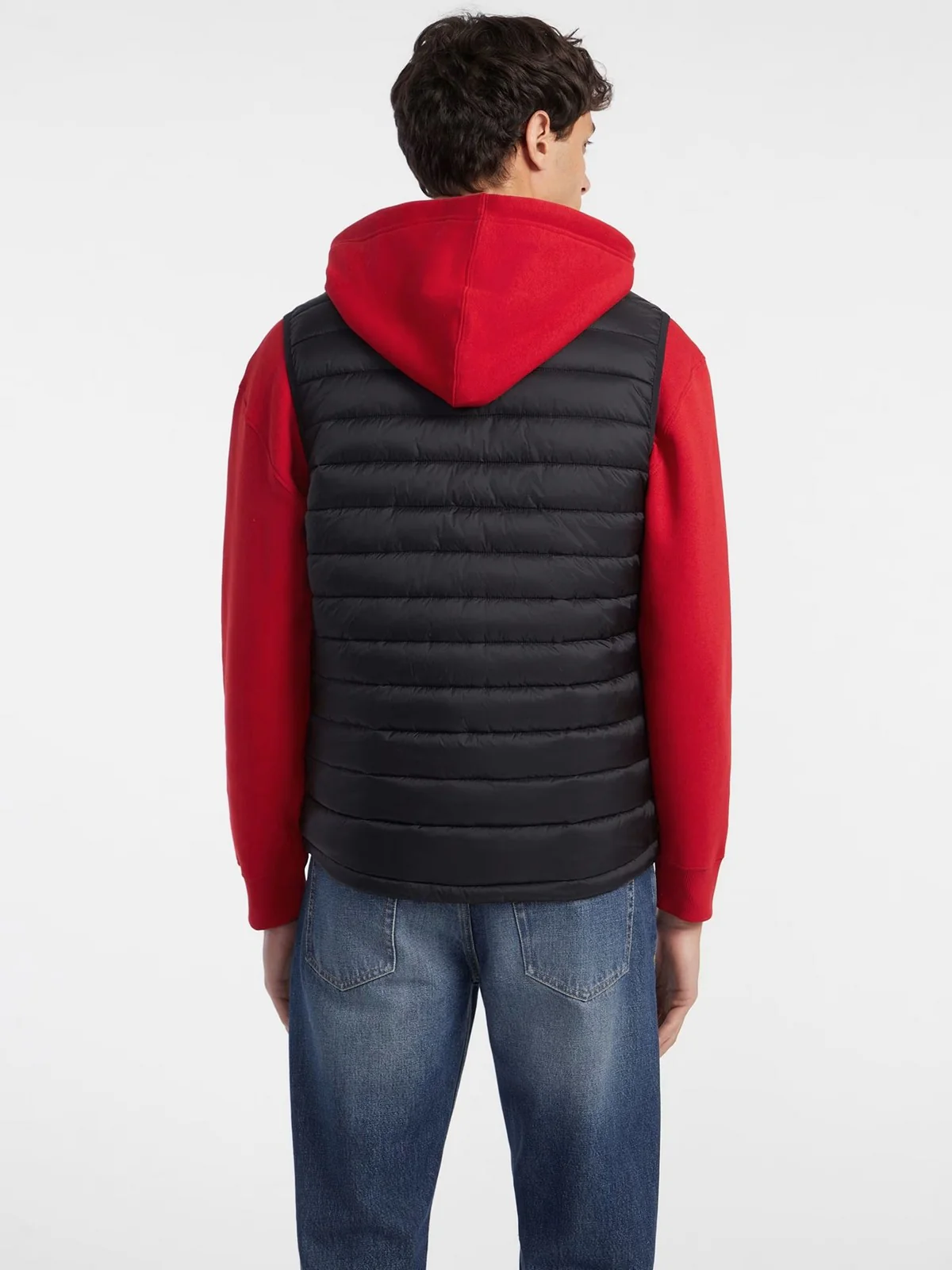 GUESS Gilet Uomo Gj Hooded Puffer Ves M4YN11 WG922 JBLK Nero - Image 3