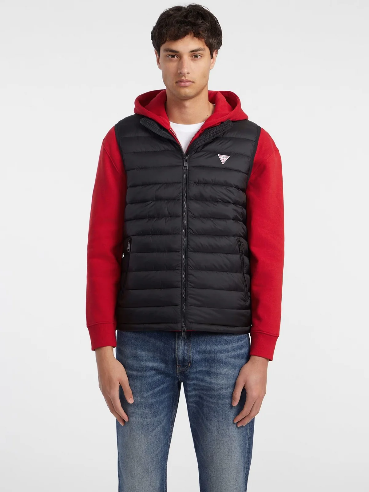 GUESS Gilet Uomo Gj Hooded Puffer Ves M4YN11 WG922 JBLK Nero - Image 4