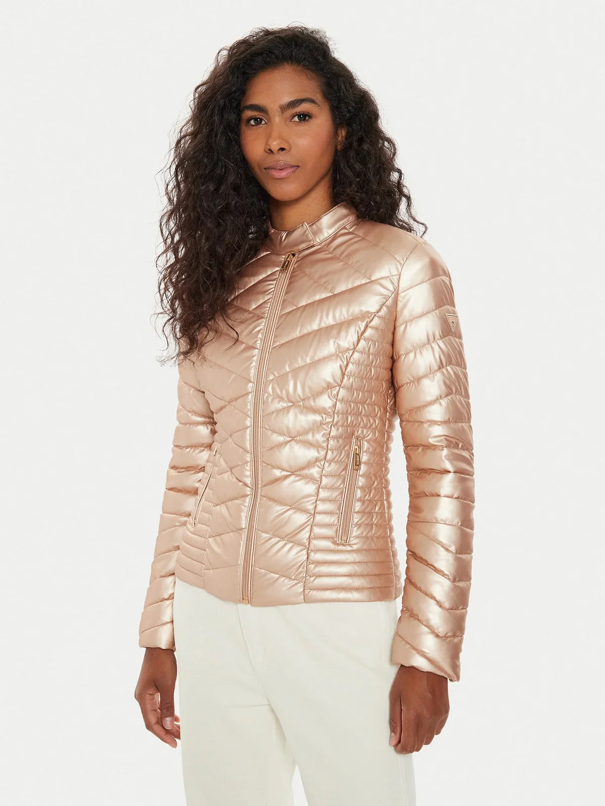GUESS Giubbino Donna NEW VONA JACKET W4YL06 KCBV0 F6CK Rosa - Image 2
