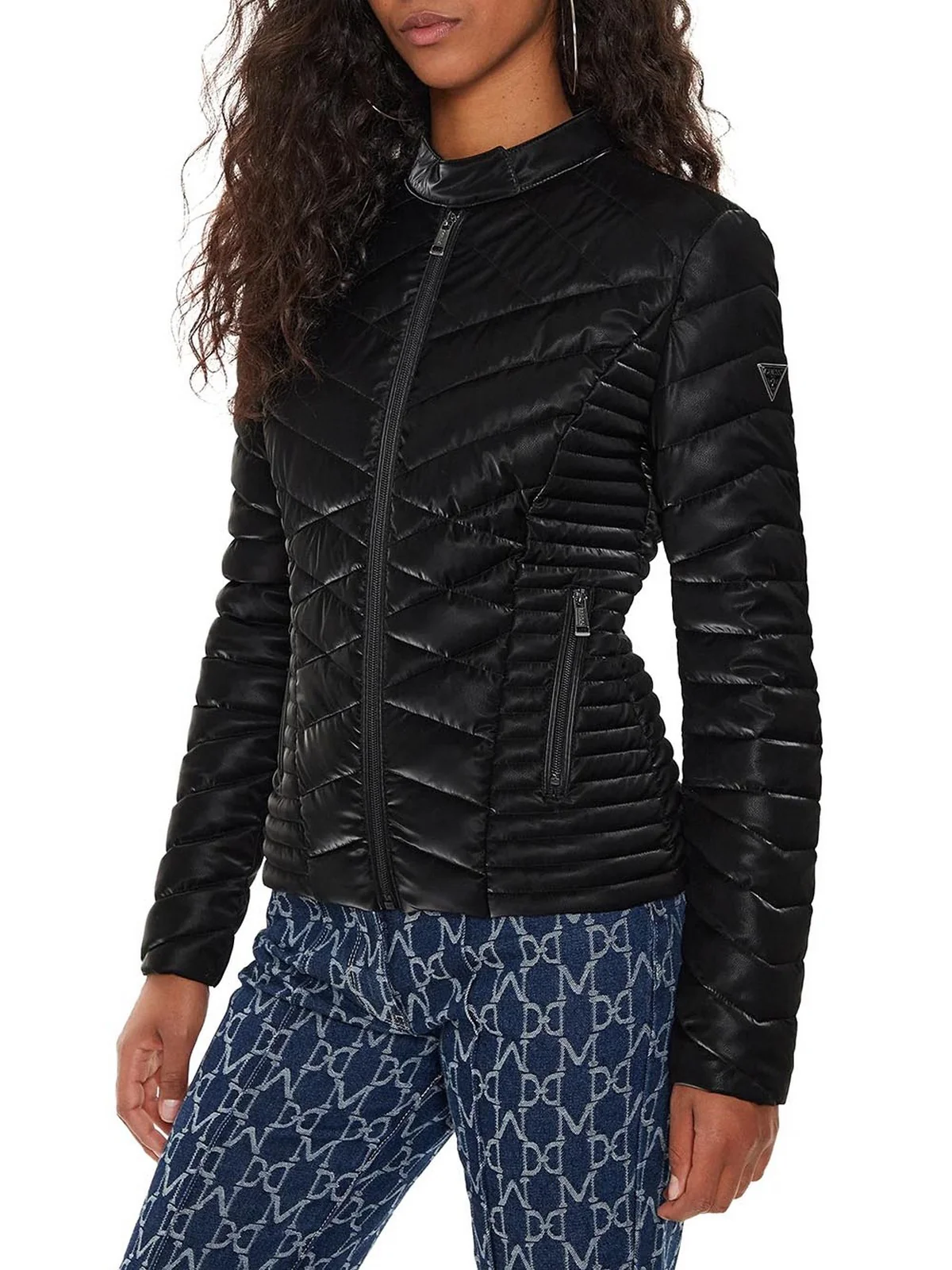 GUESS Giubbino Donna NEW VONA JACKET W4YL06 KCBV0 JBLK Nero - Image 2