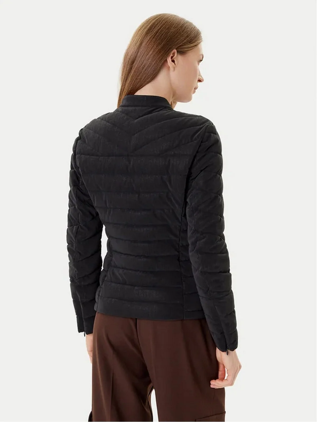 GUESS Giubbino Donna NEW VONA STRETCH JACKET W5YL13 WHDQ0 JBLK Jet Black A996 - Image 2